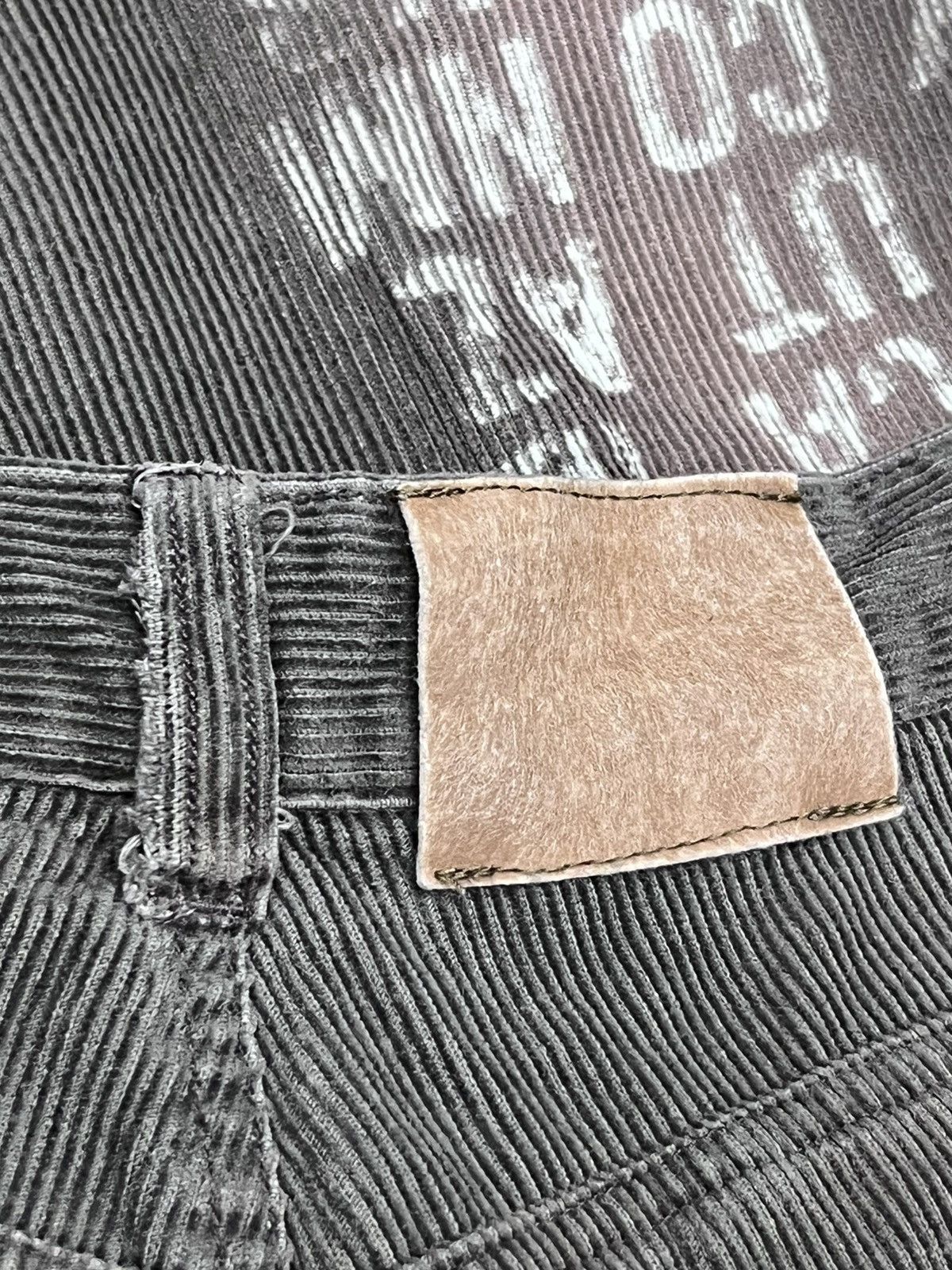 Japanese Brand 💥RARE🔥US State Abbreviations Spell-out Mud Wash Corduroy Size US 31 - 5 Thumbnail