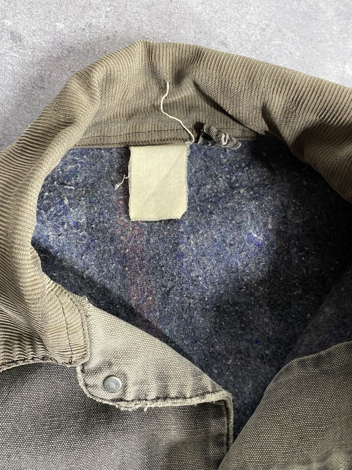 Carhartt 90s Carhartt Faded Thrashed Workwear Black Jacket Size US L / EU 52-54 / 3 - 3 Thumbnail