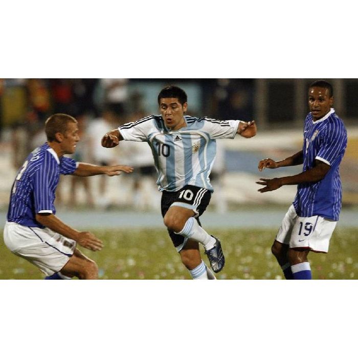 Maillot Argentina Copa America 2008 Riquelme Numéro 10 - Taille L, Adidas, Occasion - Collector Football