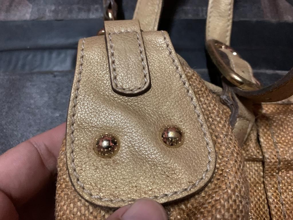 Tod's Vintage TOD'S Bag Raffia and leather design Size ONE SIZE - 10 Thumbnail