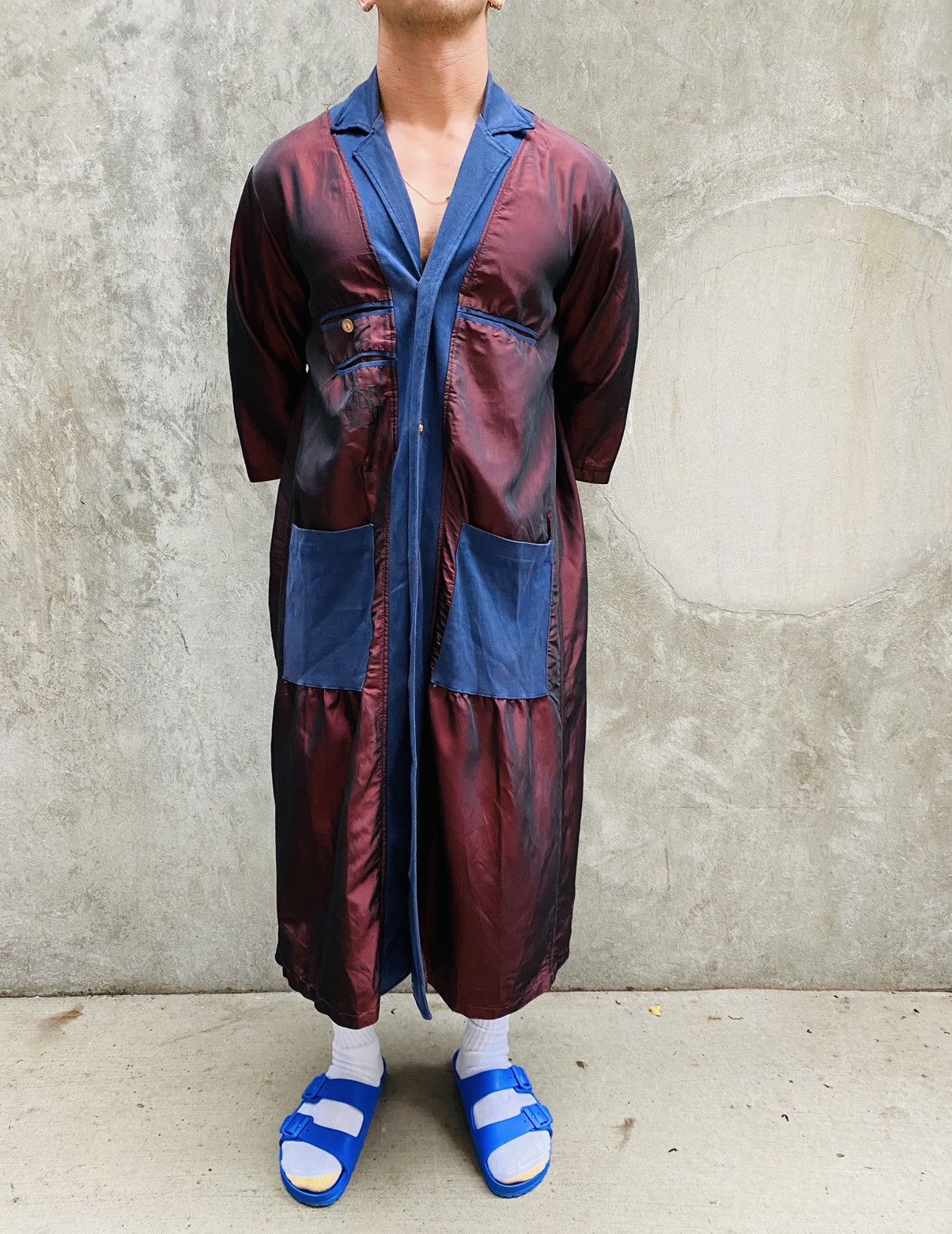 Jean Paul Gaultier Rare vintage Jean Paul Gaultier robe cloak coat sz M Size US M / EU 48-50 / 2 - 2 Thumbnail