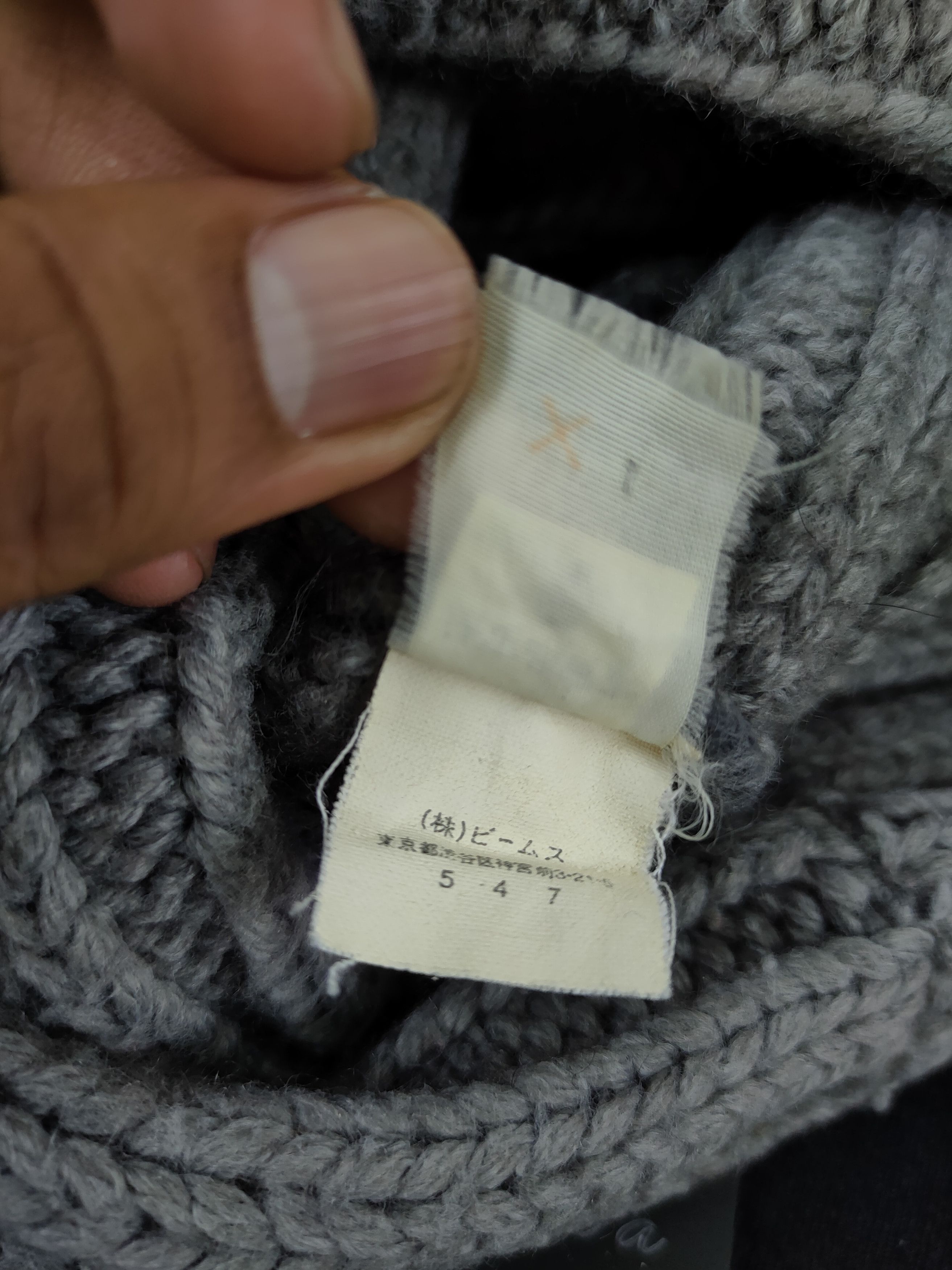 Beams Japan Beams japan knitwear beanie Japanese streetwear hat #167 Size ONE SIZE - 8 Thumbnail