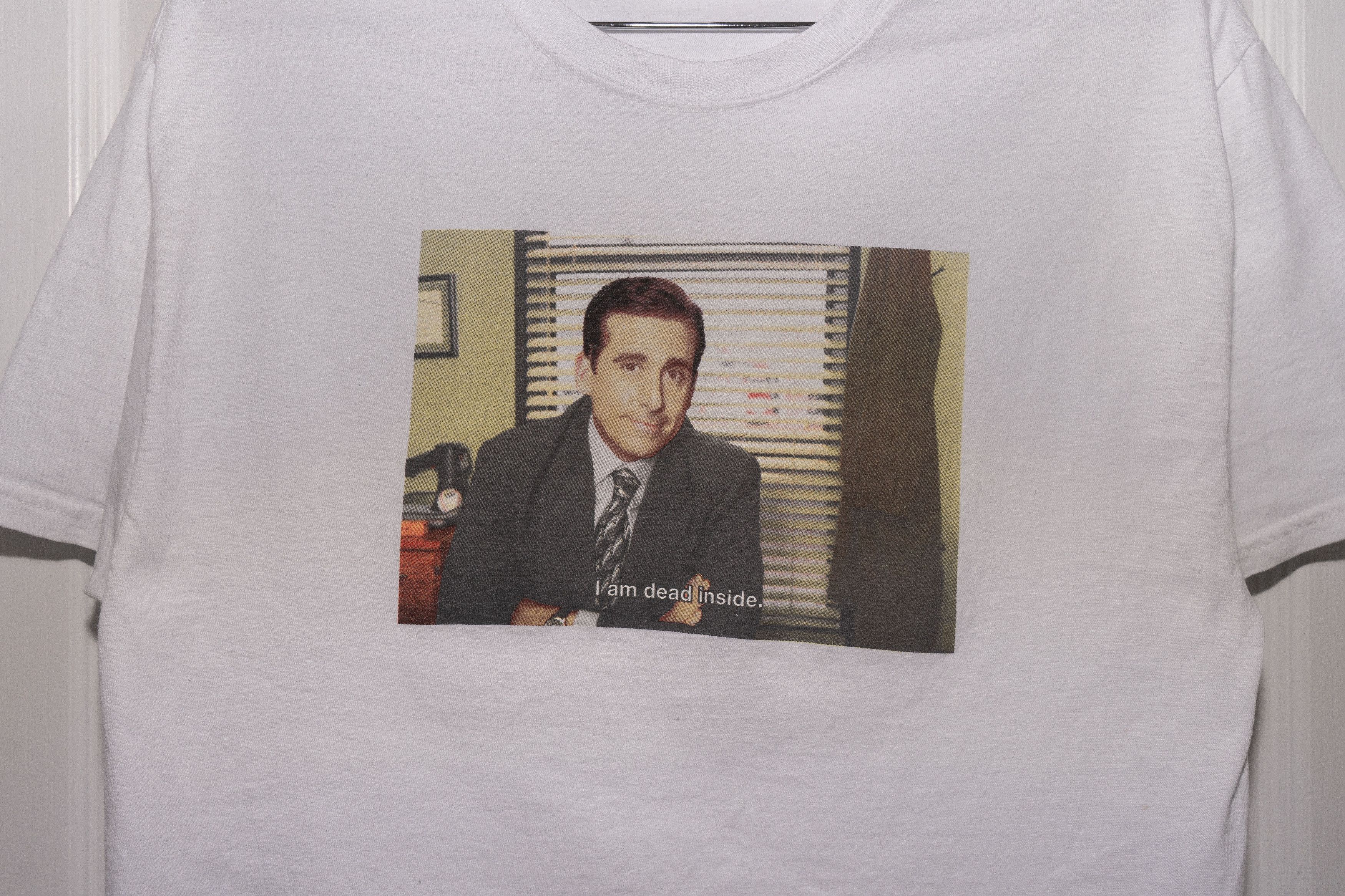 Vintage "I am dead inside", The Office, Michael Scott Tee - Size M Size US M / EU 48-50 / 2 - 4 Thumbnail