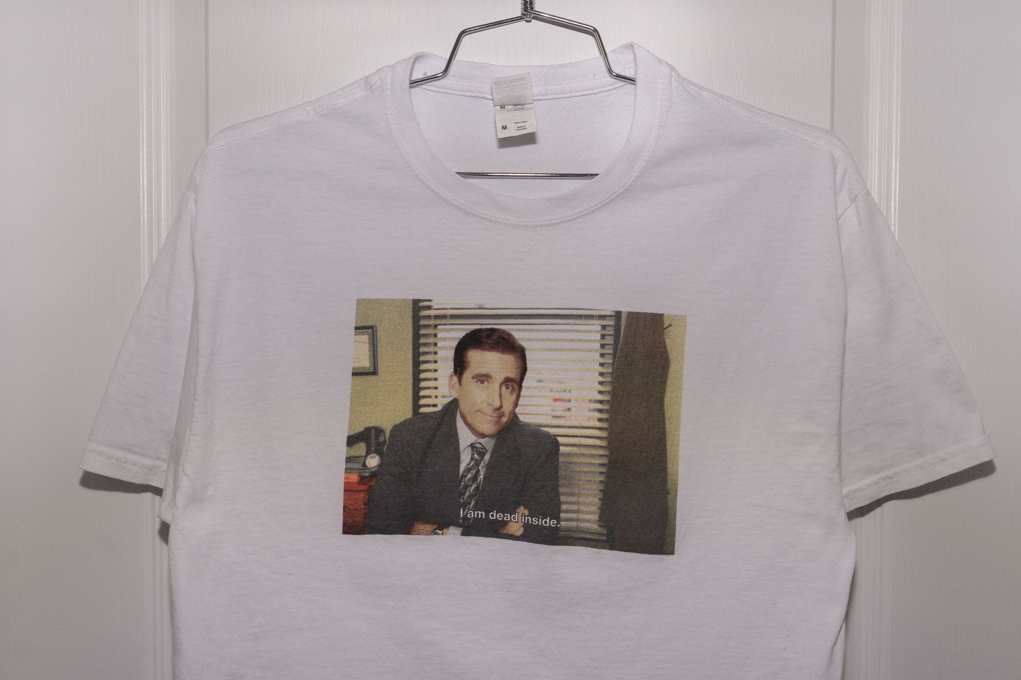 Vintage "I am dead inside", The Office, Michael Scott Tee - Size M Size US M / EU 48-50 / 2 - 3 Thumbnail