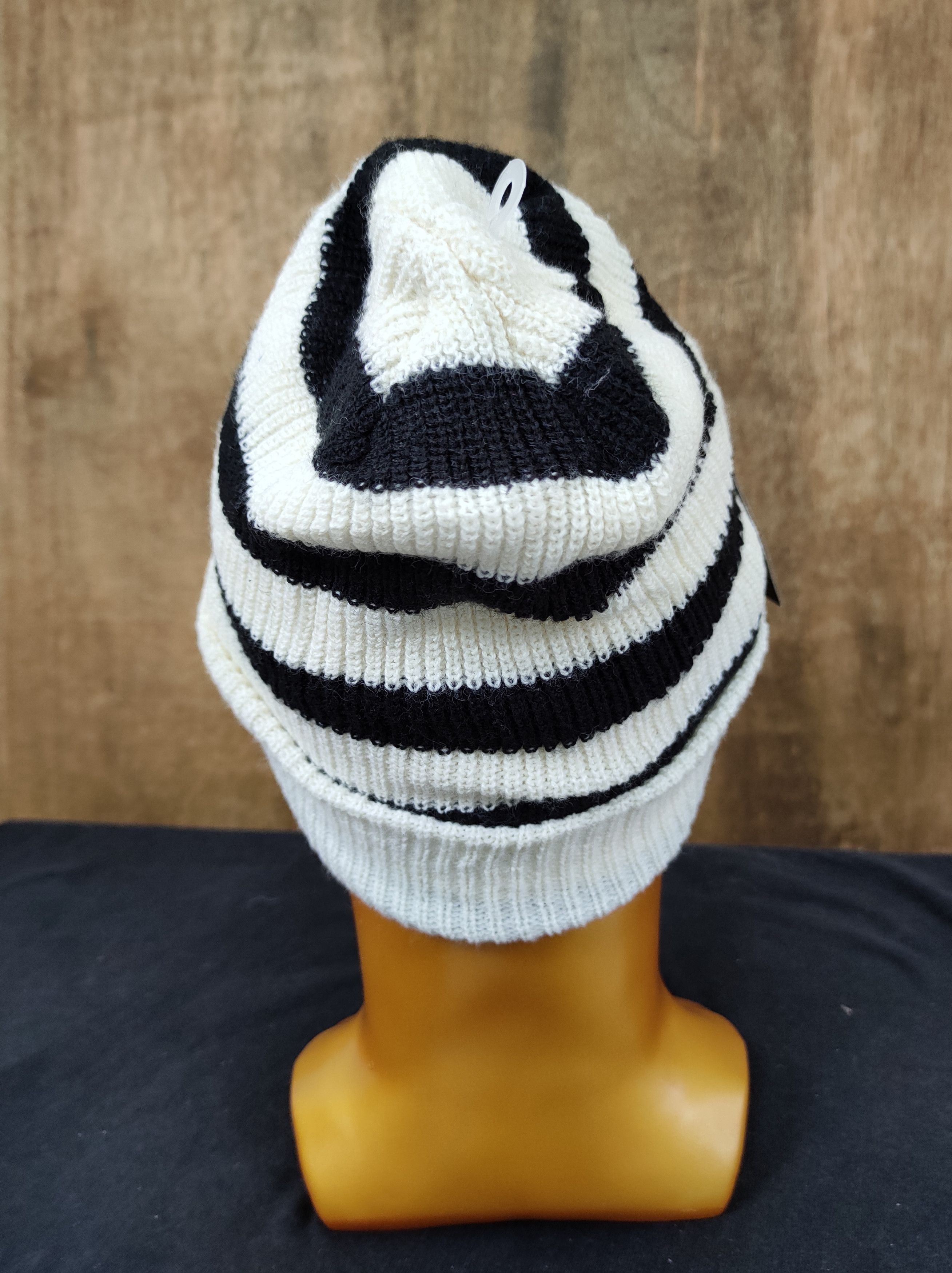 VonZipper Vonzipper stripe like prison beanie hat snowcap #183 Size ONE SIZE - 3 Thumbnail