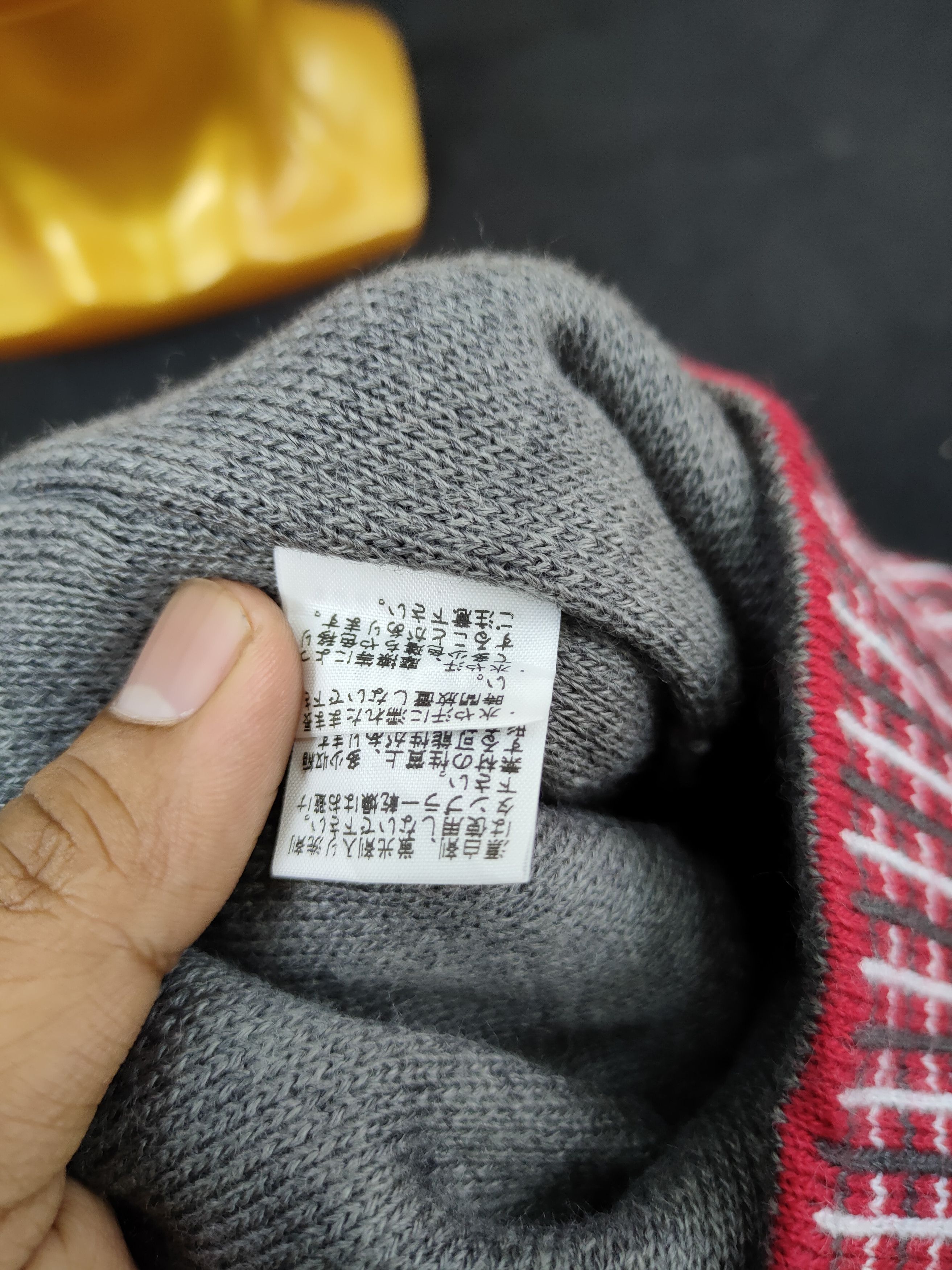 The North Face checkered beanie hat #008