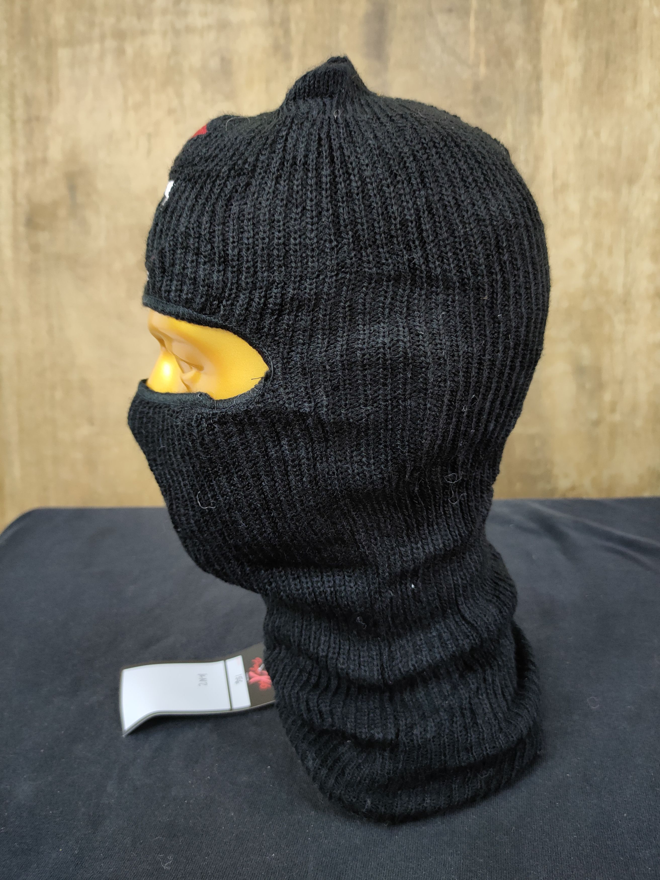 Designer Kanez KNZ mask star black streetwear rob beanie #156 Size ONE SIZE - 3 Thumbnail