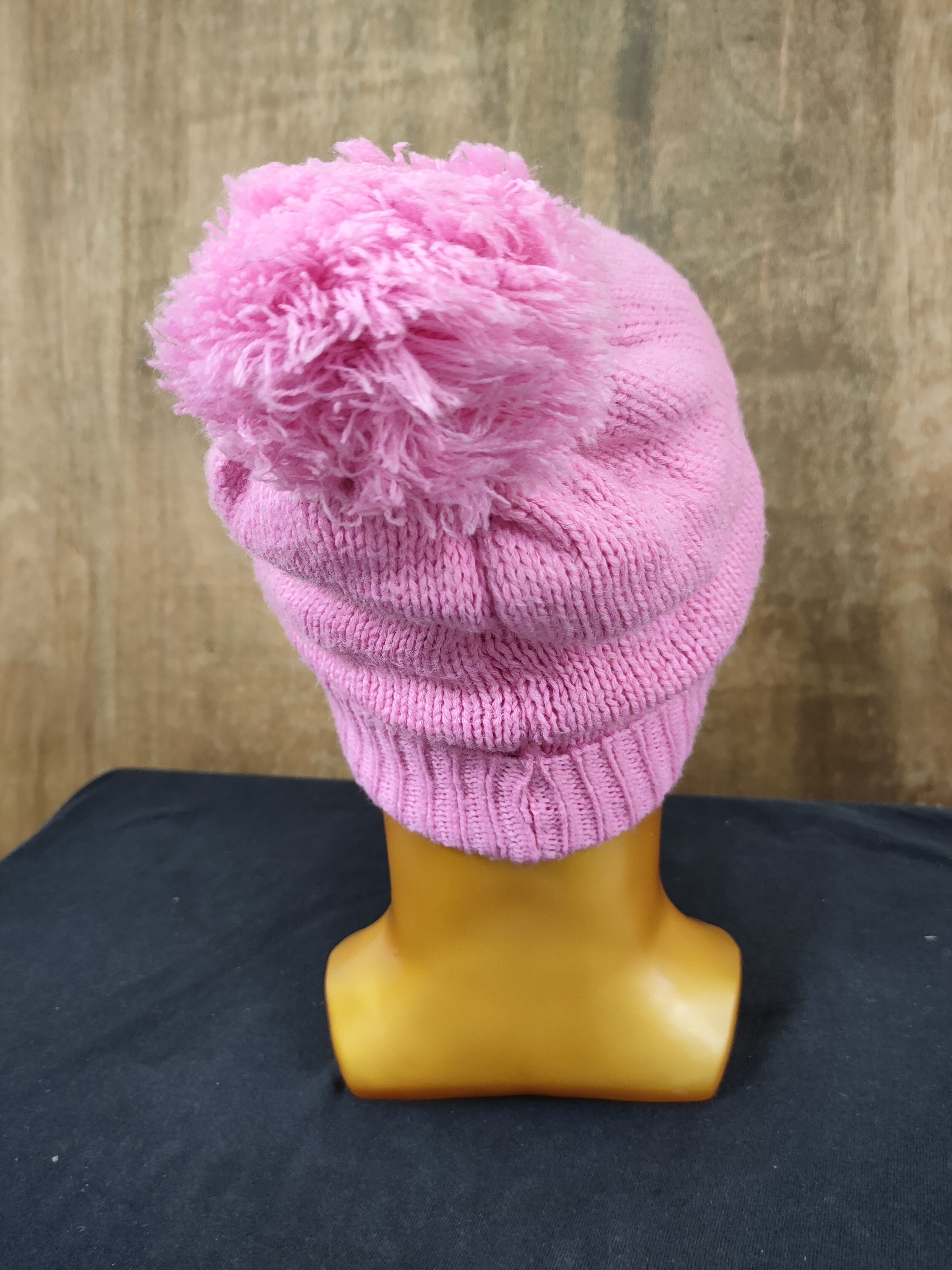 Homespun Knitwear Japan pink smiley beanie winter snow cap like kapital #174 Size ONE SIZE - 4 Thumbnail