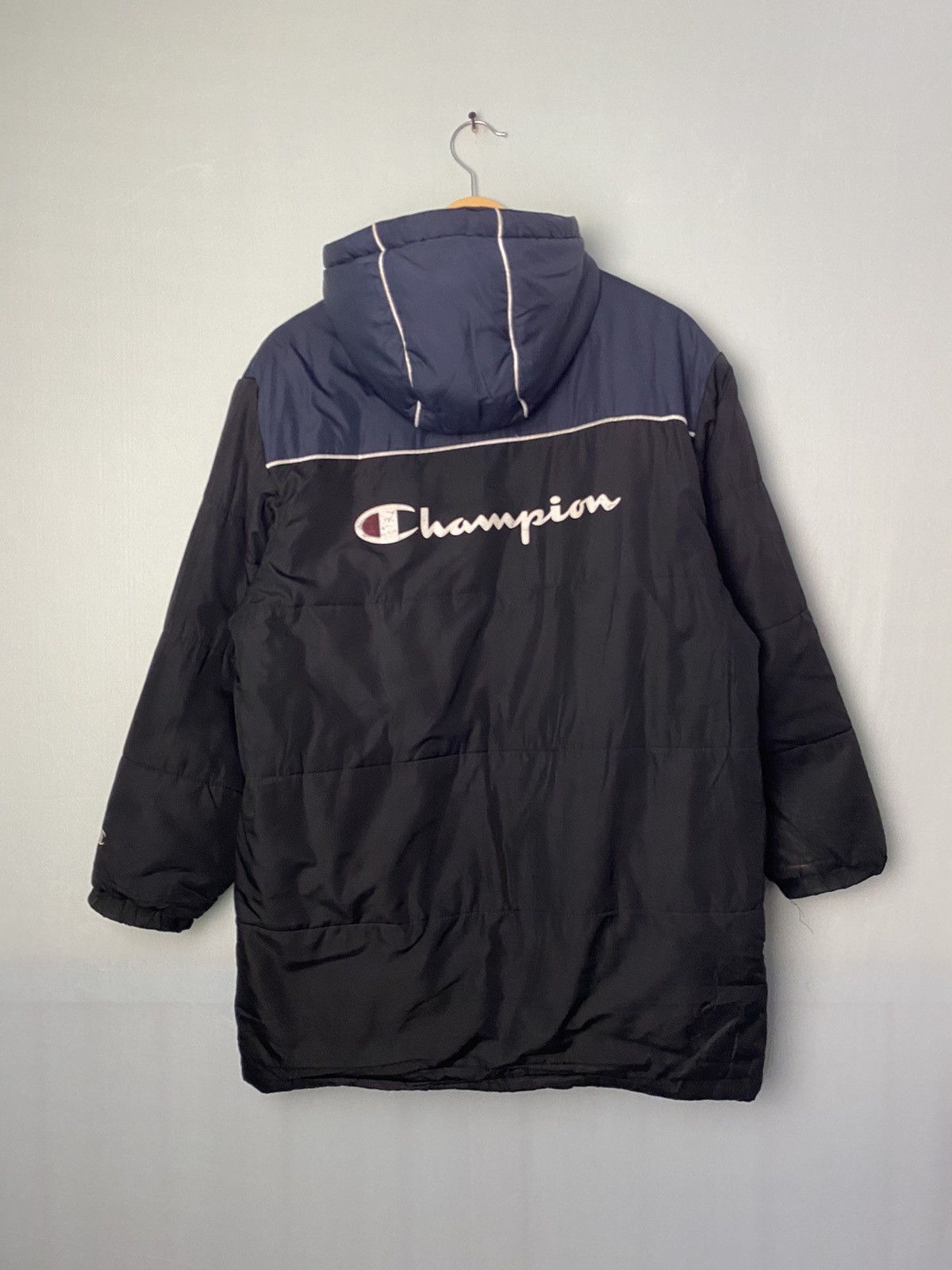 Vintage CHAMPION Quilted Long Jacket
