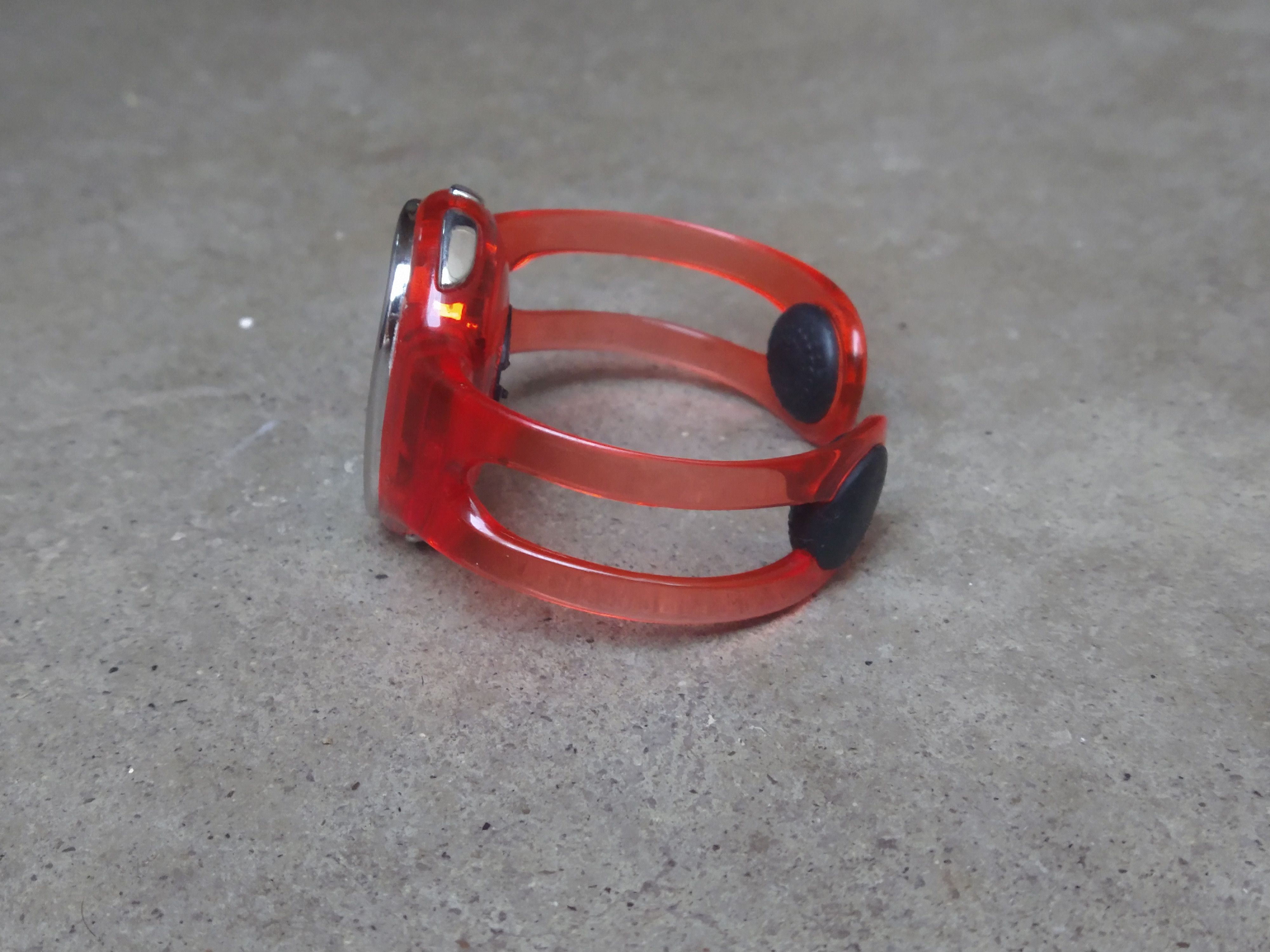 Nike Nike Imara Kylo Cee Watch Orange Red Rubber Digital Size ONE SIZE - 5 Thumbnail