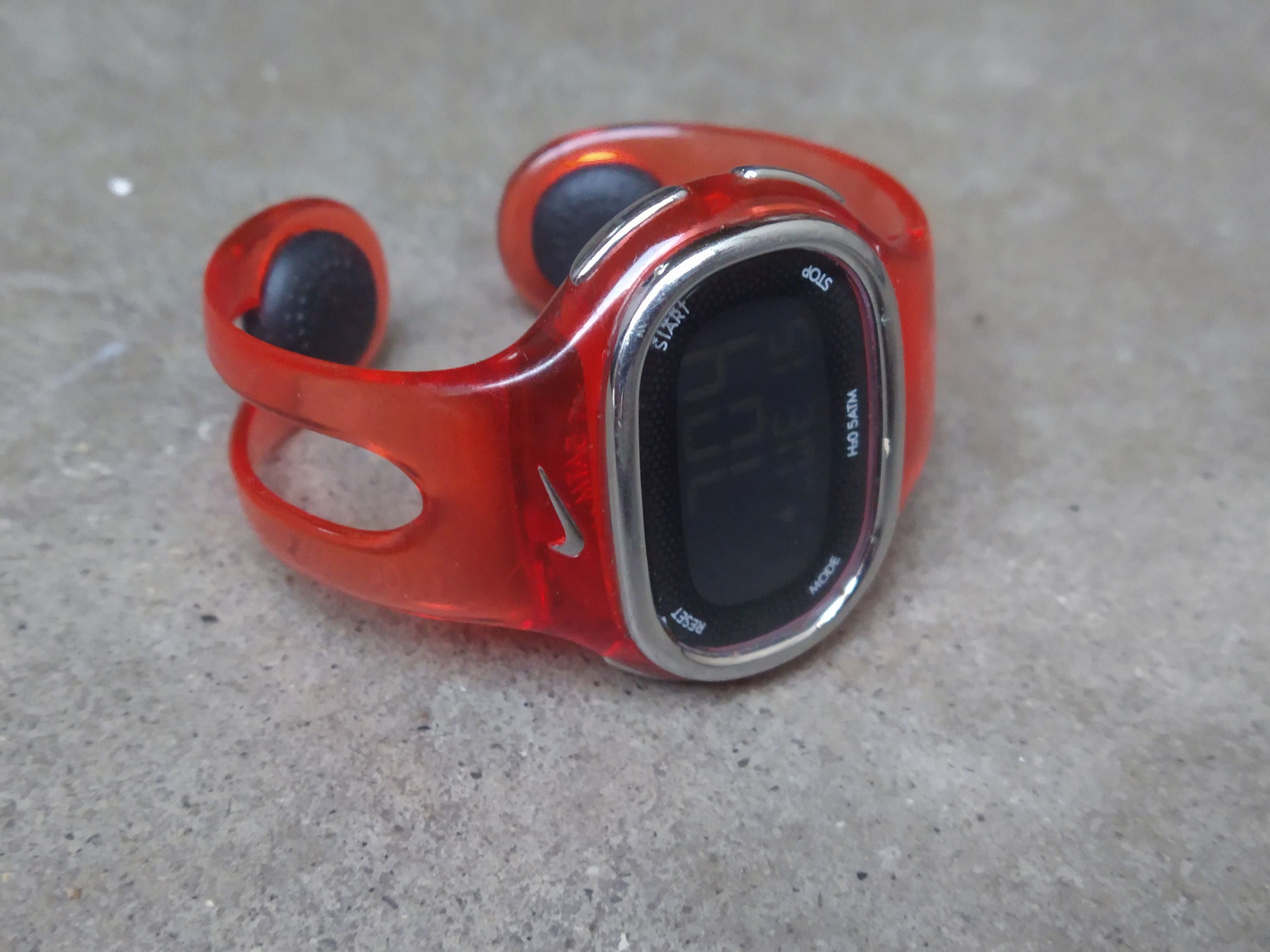 Nike Nike Imara Kylo Cee Watch Orange Red Rubber Digital Size ONE SIZE - 3 Thumbnail