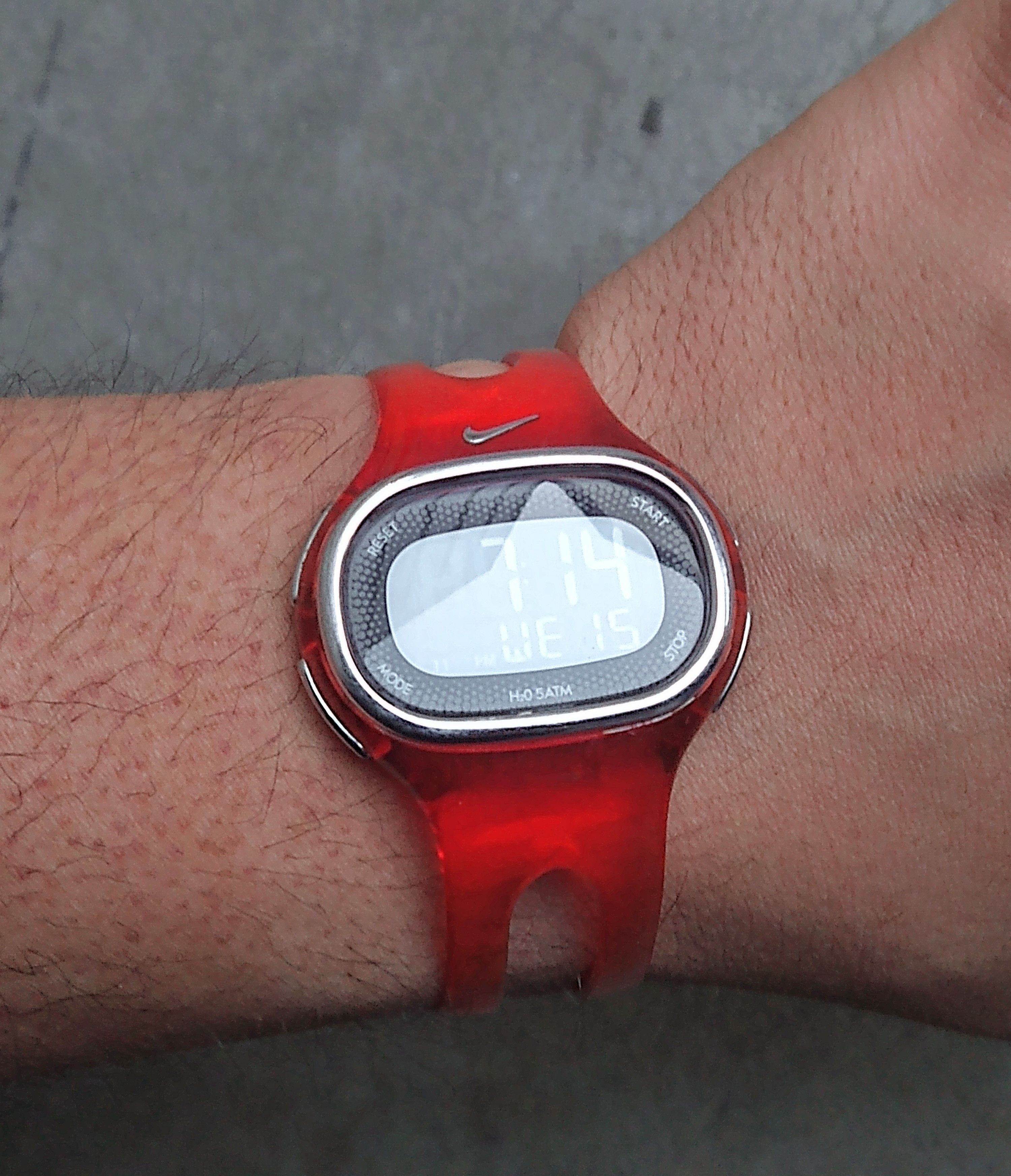 Nike Nike Imara Kylo Cee Watch Orange Red Rubber Digital Size ONE SIZE - 11 Thumbnail
