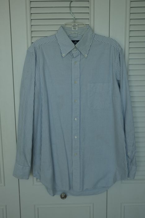 Kamakura Blue and White Striped Oxford Cloth Button Down OCBD | Grailed