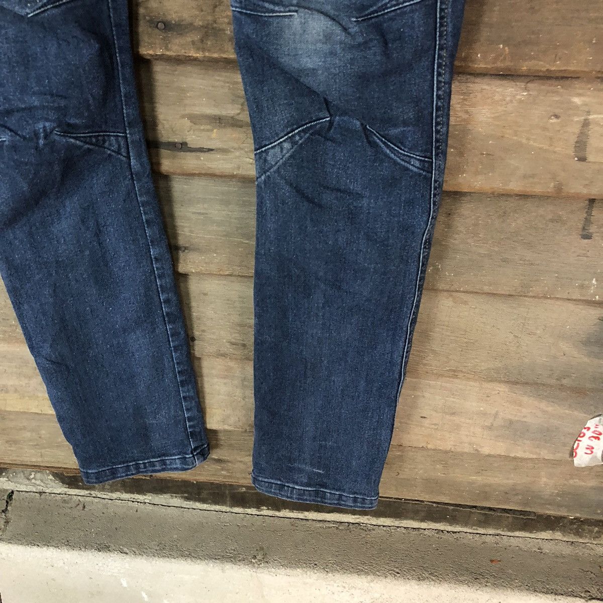 Japanese Brand Field Core Blue Distressed Denim Pants #5096 Size US 28 / EU 44 - 9 Thumbnail