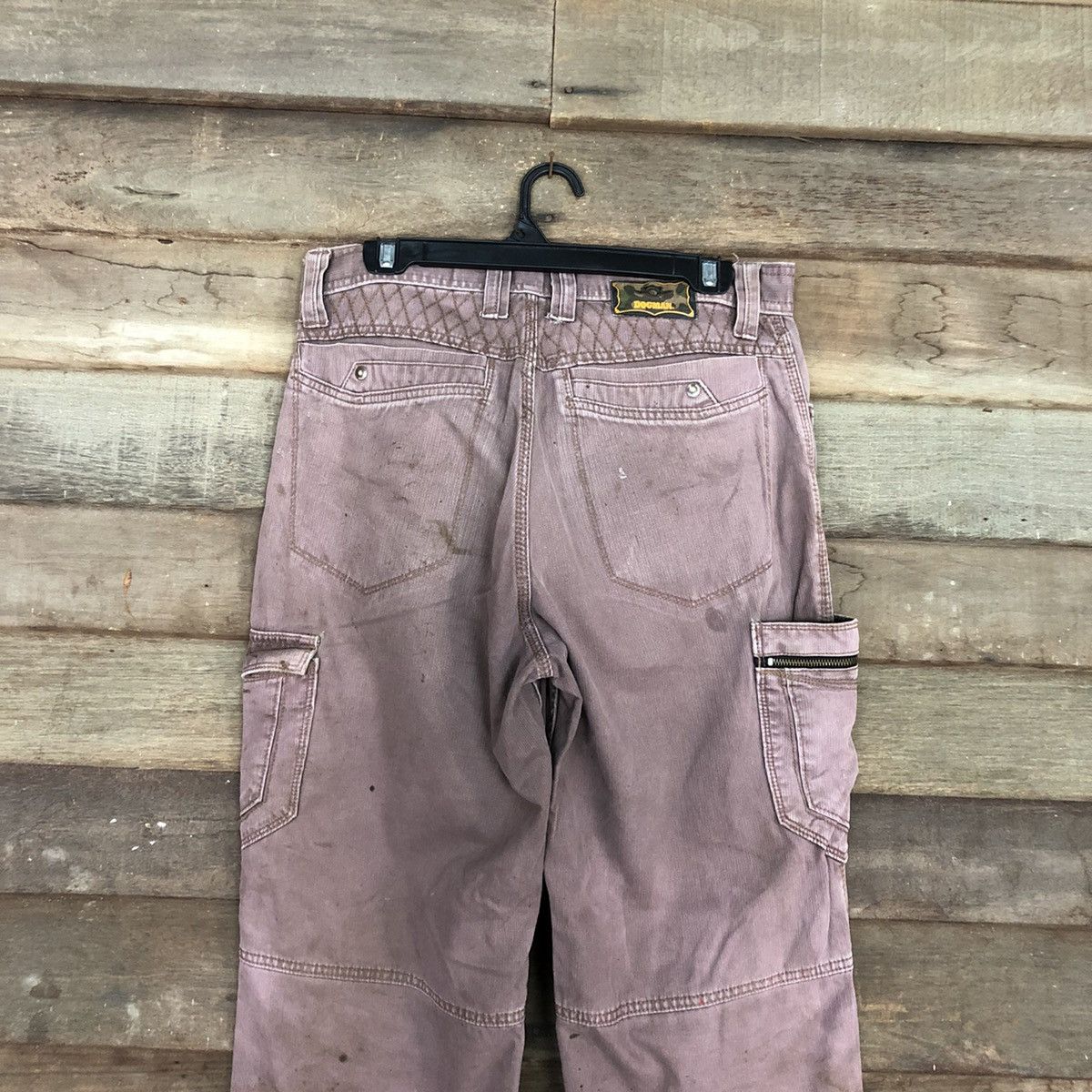 Vintage Dogman Purple Corduroy worn thrashed Denim Pants #4965 Size US 32 / EU 48 - 14 Thumbnail