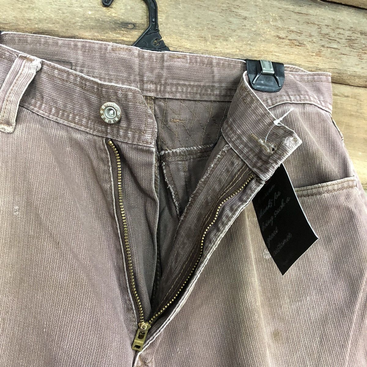 Vintage Dogman Purple Corduroy worn thrashed Denim Pants #4965 Size US 32 / EU 48 - 11 Thumbnail