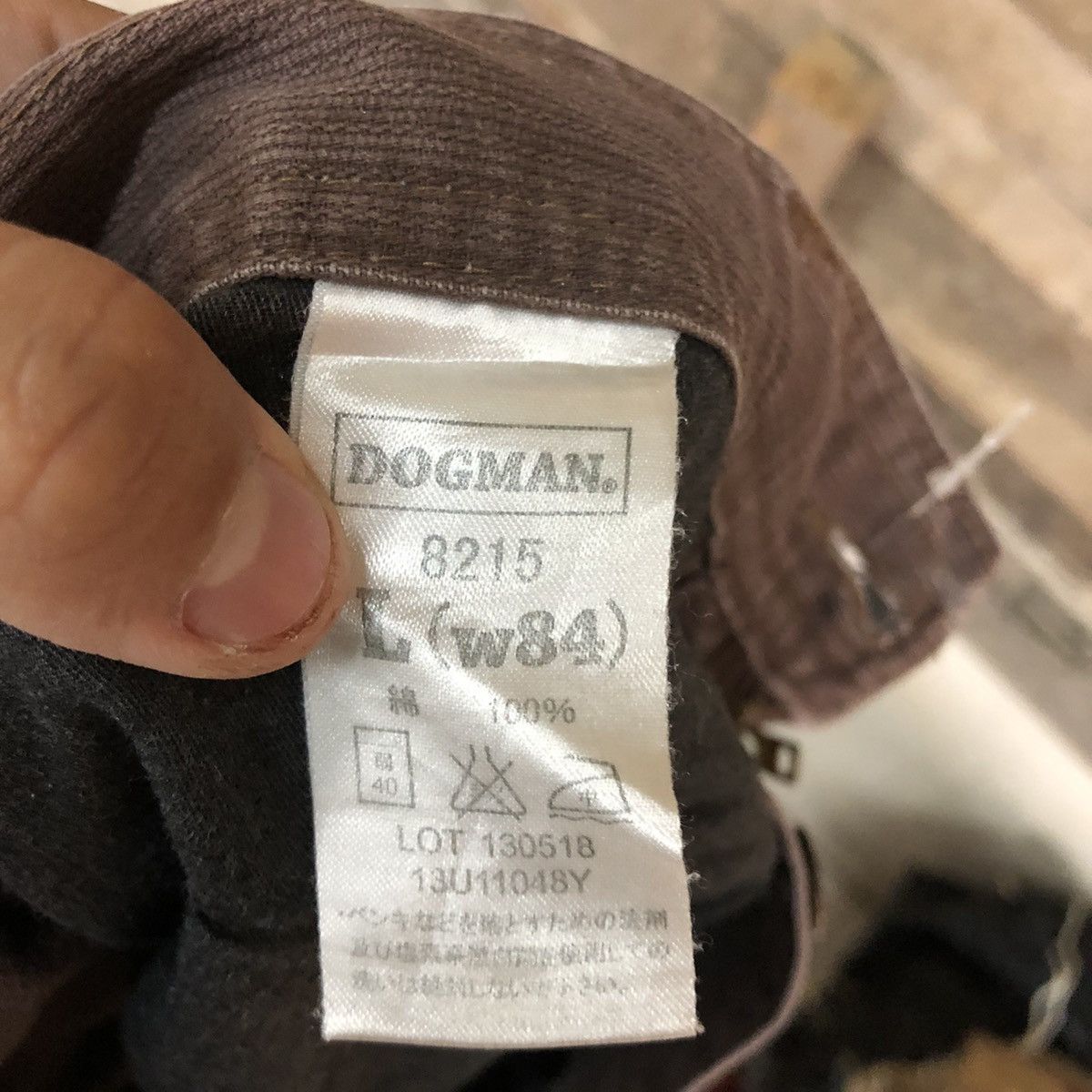 Vintage Dogman Purple Corduroy worn thrashed Denim Pants #4965 Size US 32 / EU 48 - 17 Thumbnail