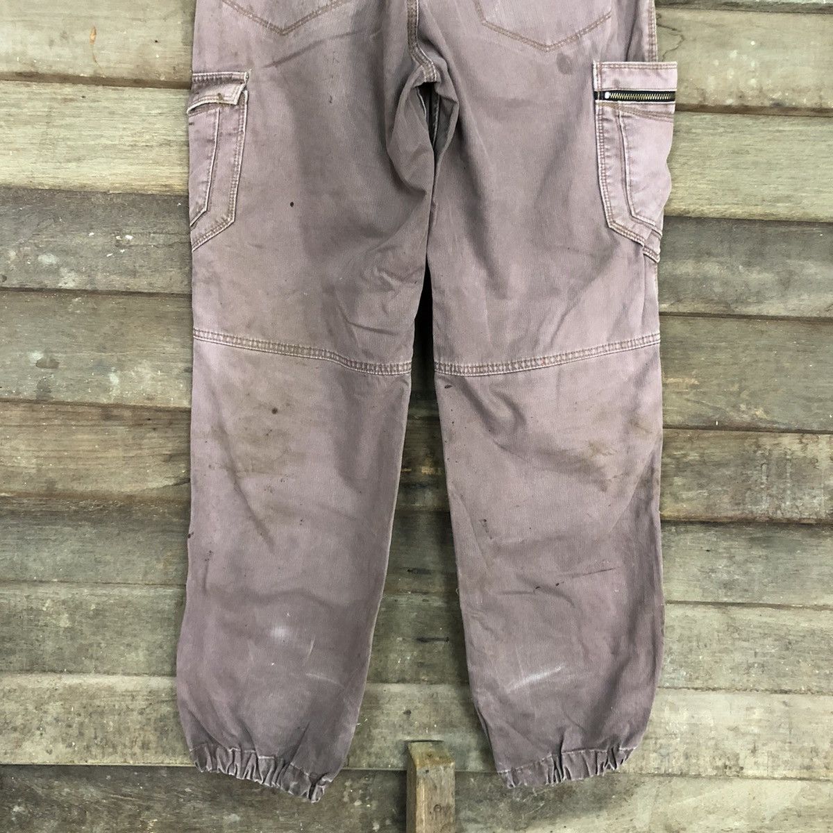 Vintage Dogman Purple Corduroy worn thrashed Denim Pants #4965 Size US 32 / EU 48 - 15 Thumbnail