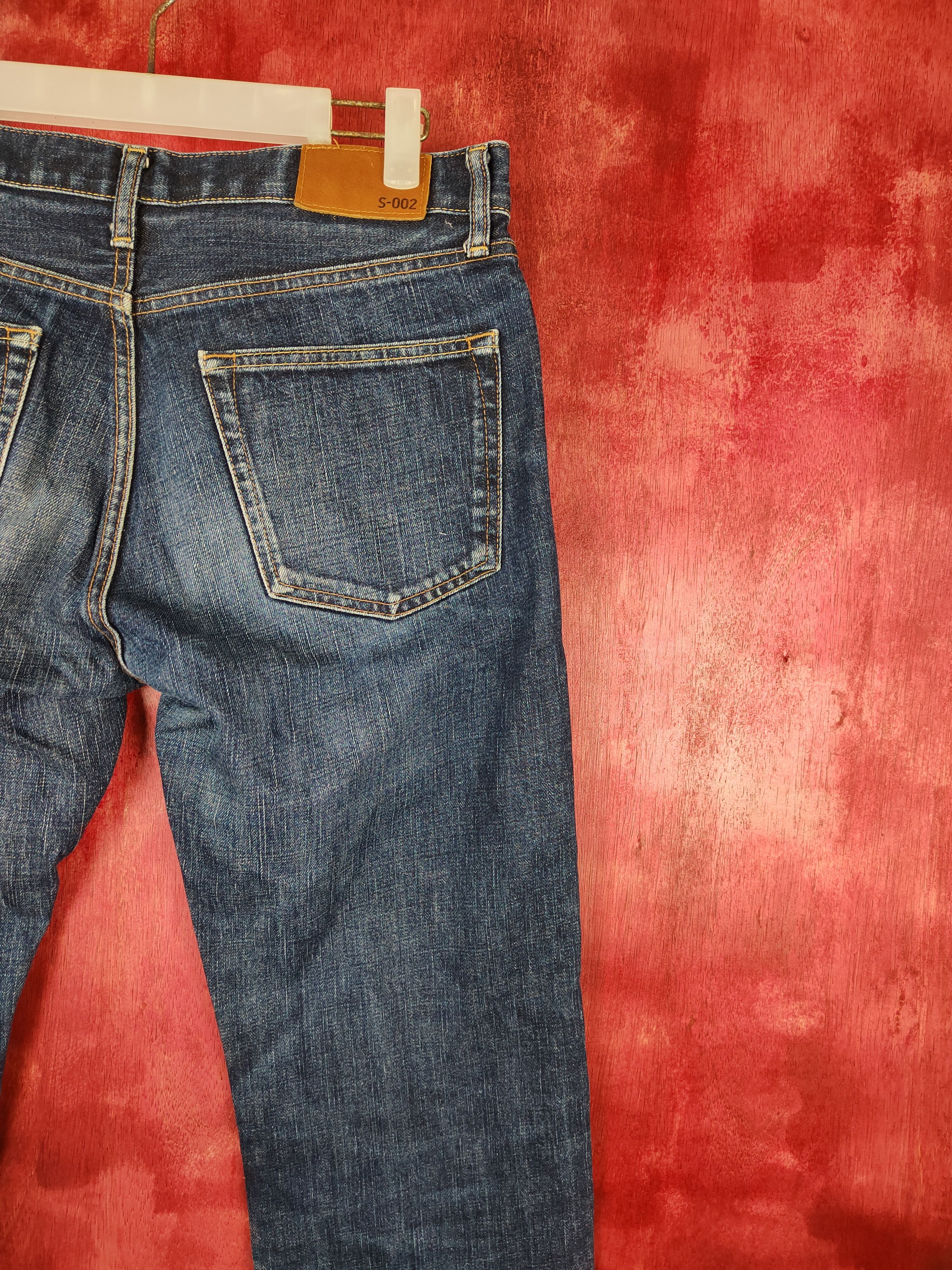 Japanese Brand Uniqlo Blue distressed patchwork Denim Pants #S396 Size US 32 / EU 48 - 11 Thumbnail