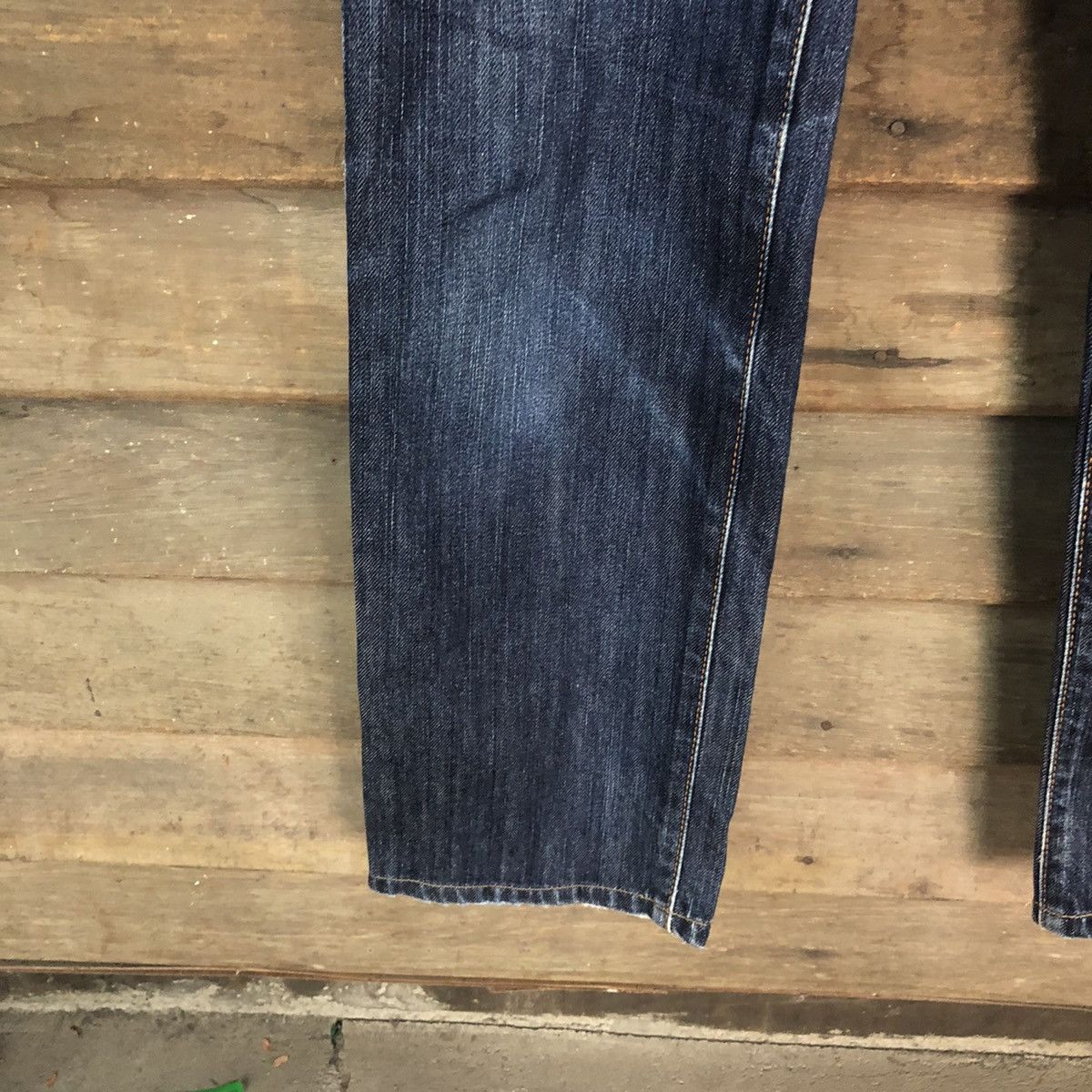 Edwin Edwin Blue Distressed Denim Pants #5118 Size US 29 - 6 Thumbnail