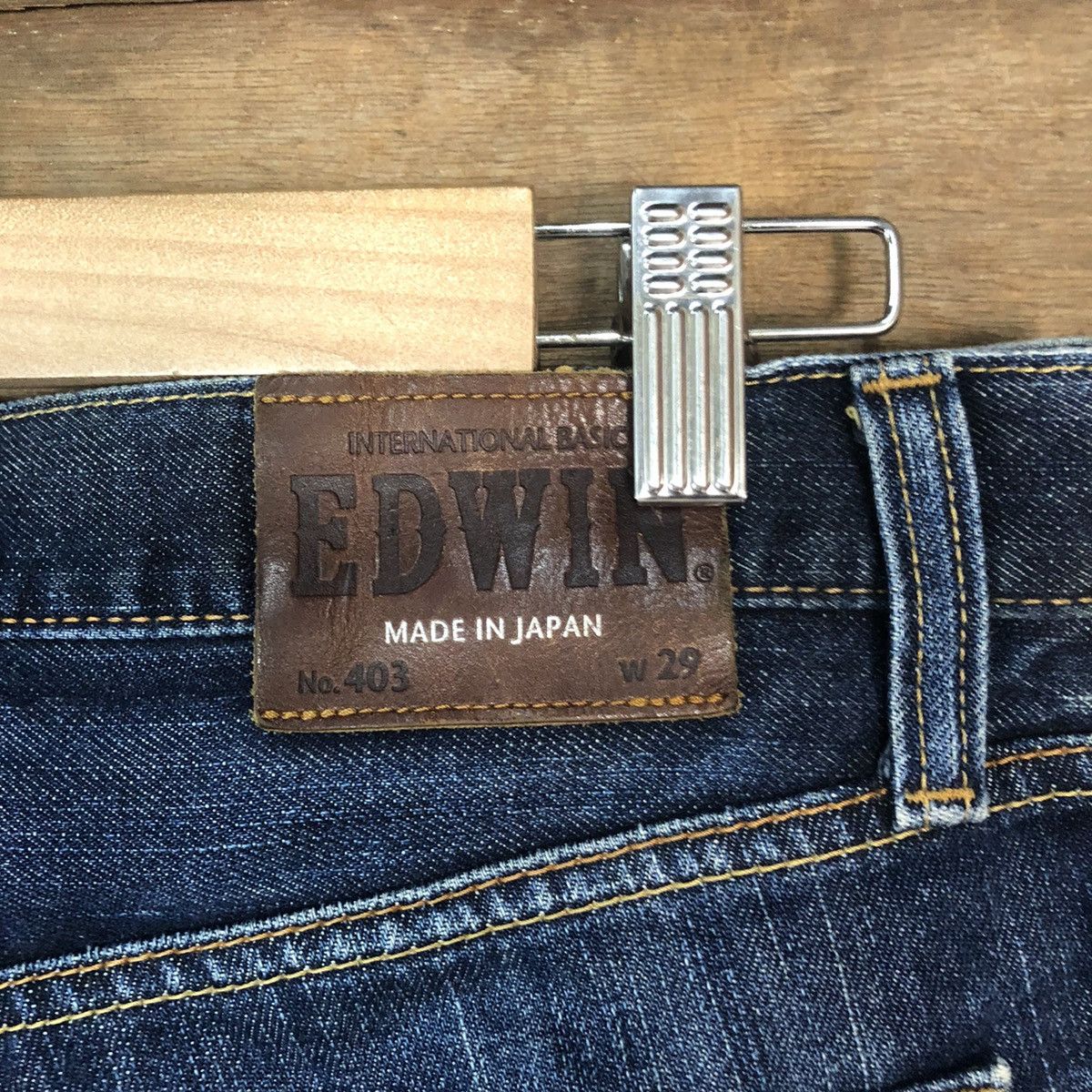 Edwin Edwin Blue Distressed Denim Pants #5118 Size US 29 - 13 Thumbnail
