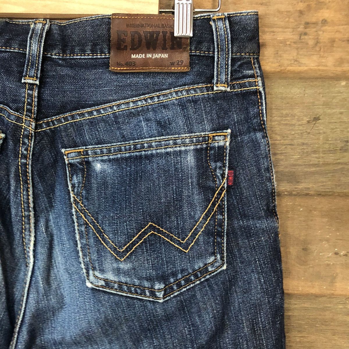Edwin Edwin Blue Distressed Denim Pants #5118 Size US 29 - 12 Thumbnail