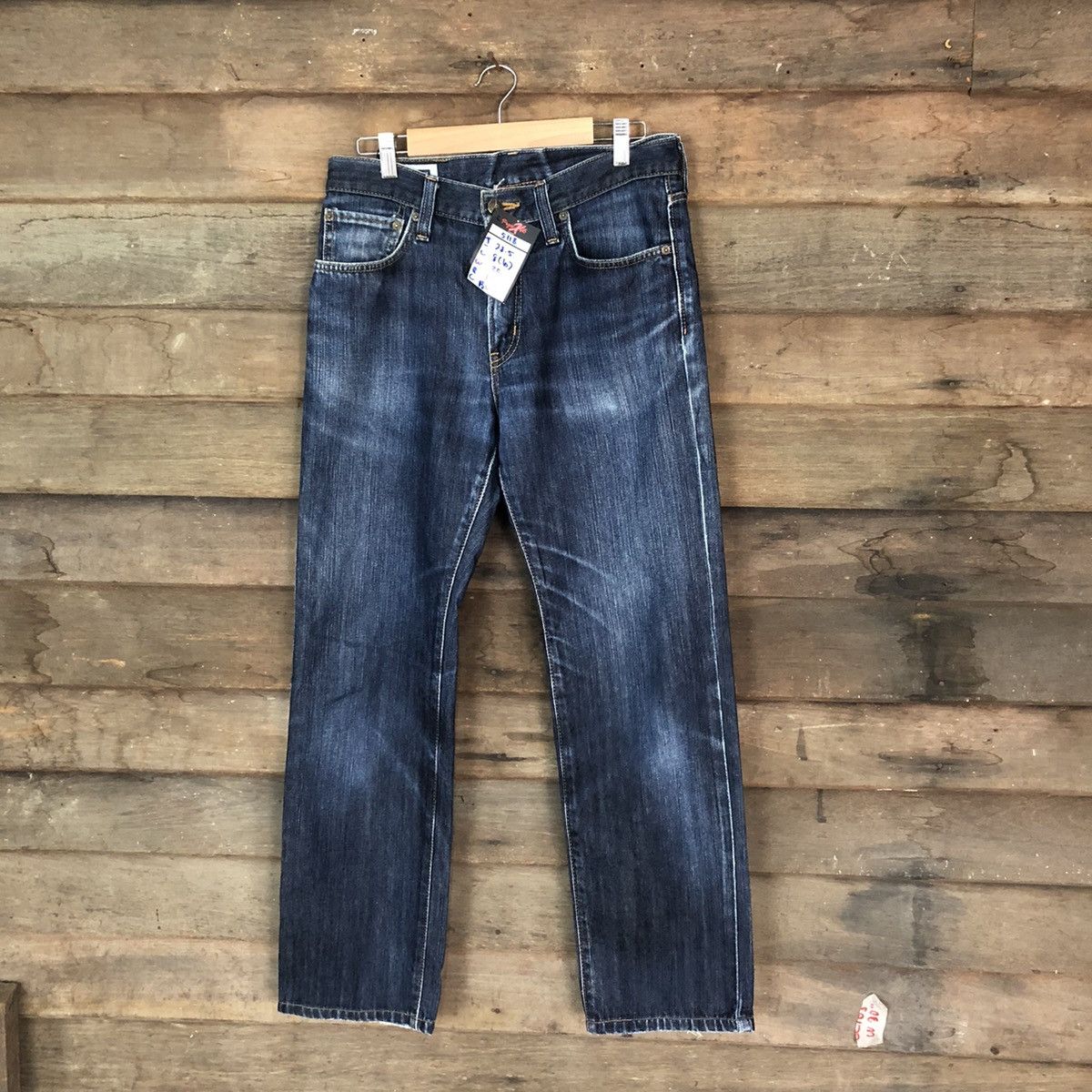 Edwin Edwin Blue Distressed Denim Pants #5118 Size US 29 - 1 Thumbnail