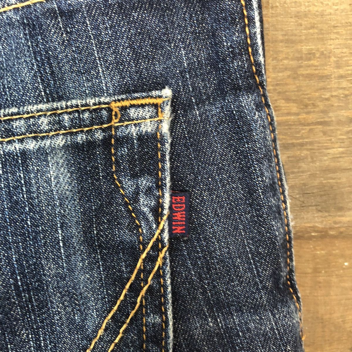 Edwin Edwin Blue Distressed Denim Pants #5118 Size US 29 - 14 Thumbnail