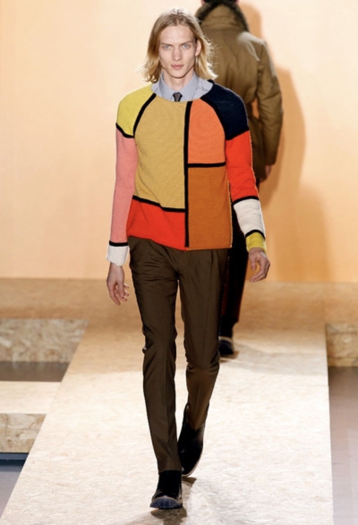 Paul Smith Runway color block sweater Size US M / EU 48-50 / 2 - 1 Thumbnail