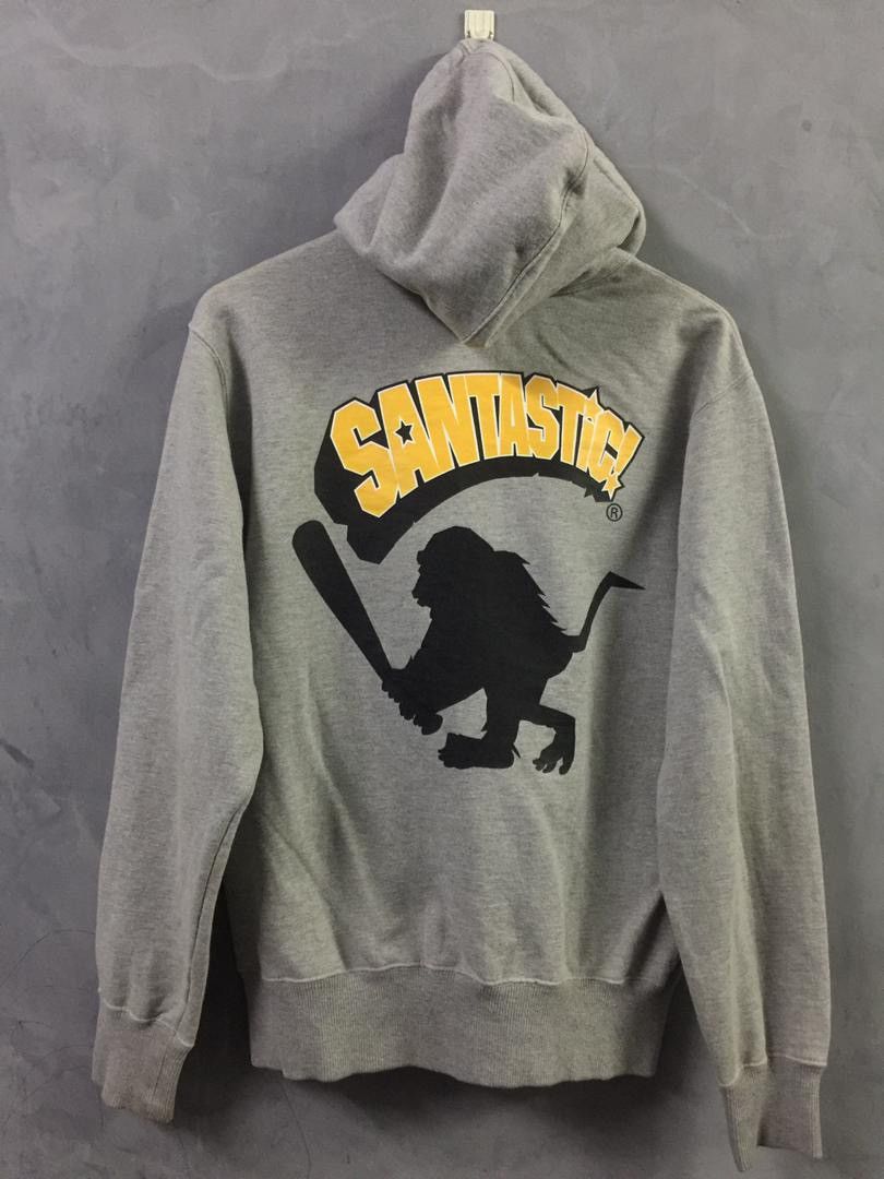 Japanese Brand SANTASTIC - SARU Hoodie Japanese Streetwear Size US M / EU 48-50 / 2 - 4 Thumbnail