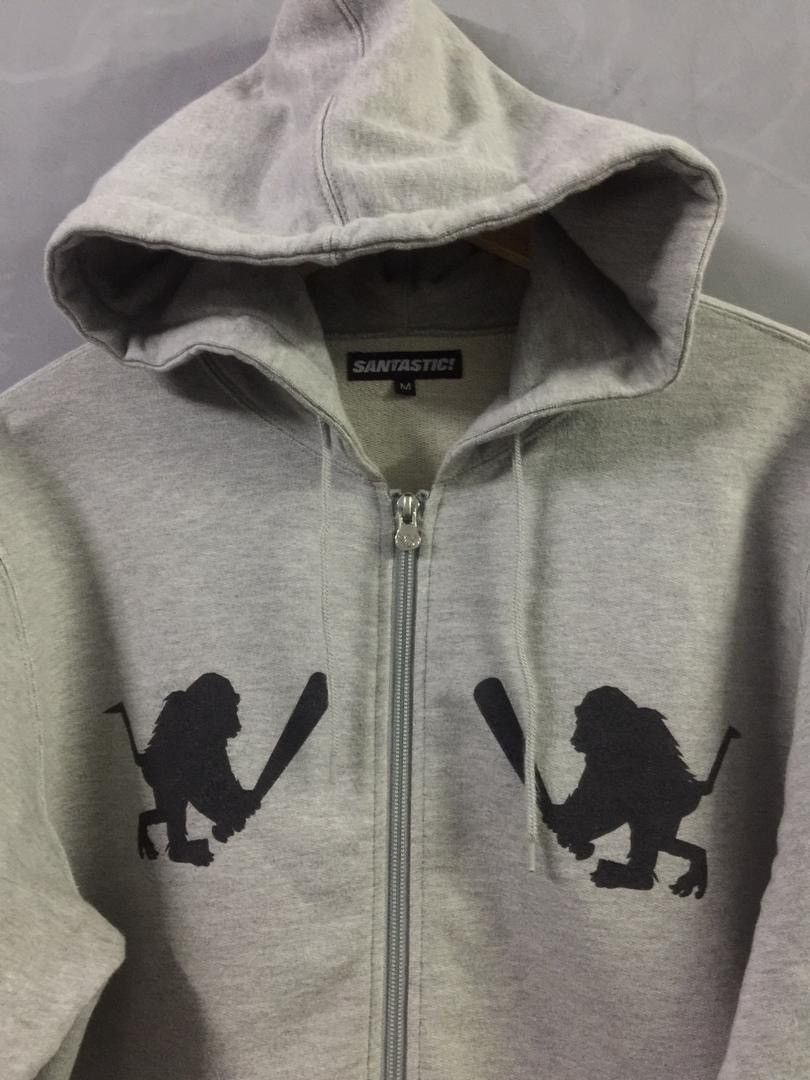 Japanese Brand SANTASTIC - SARU Hoodie Japanese Streetwear Size US M / EU 48-50 / 2 - 3 Thumbnail