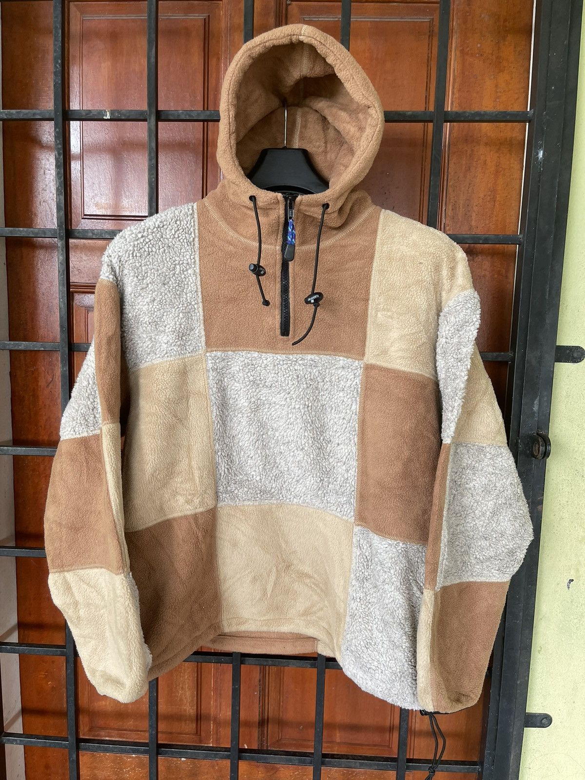 K2 × Vintage PATCHWORK PATERN k2 US SPORT FLEECE HOODIE Size US S / EU 44-46 / 1 - 1 Thumbnail