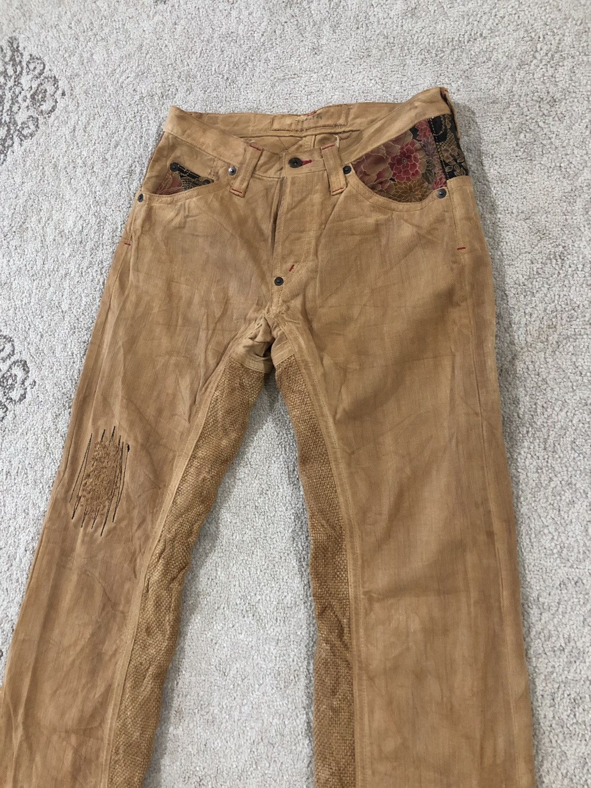 Japanese Brand Rare japanese brand kapital inspired jeans Size US 32 / EU 48 - 2 Thumbnail