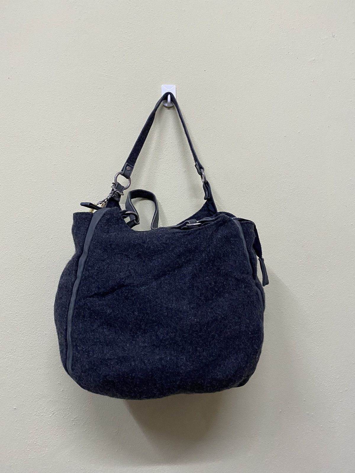 Y's for Men × Yohji Yamamoto YOHJI YAMAMOTO X YSACS WOOL SHOULDER BAG Size ONE SIZE - 3 Thumbnail