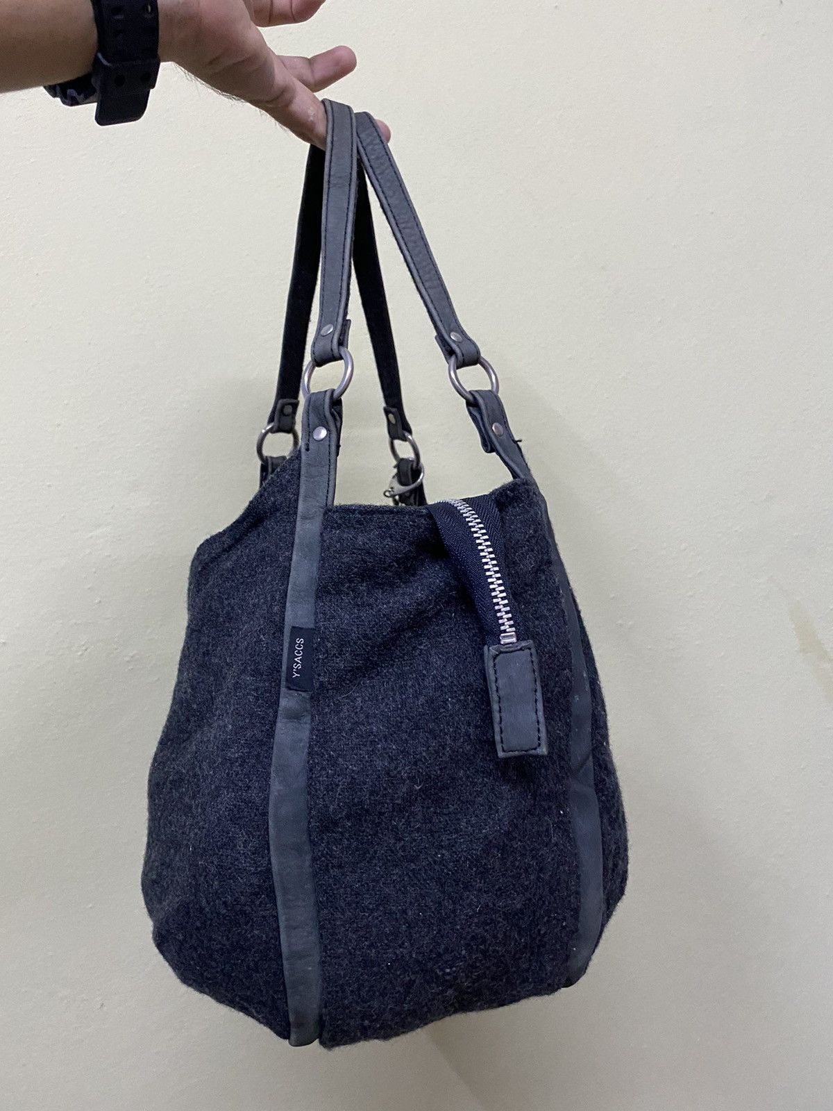 Y's for Men × Yohji Yamamoto YOHJI YAMAMOTO X YSACS WOOL SHOULDER BAG Size ONE SIZE - 2 Thumbnail