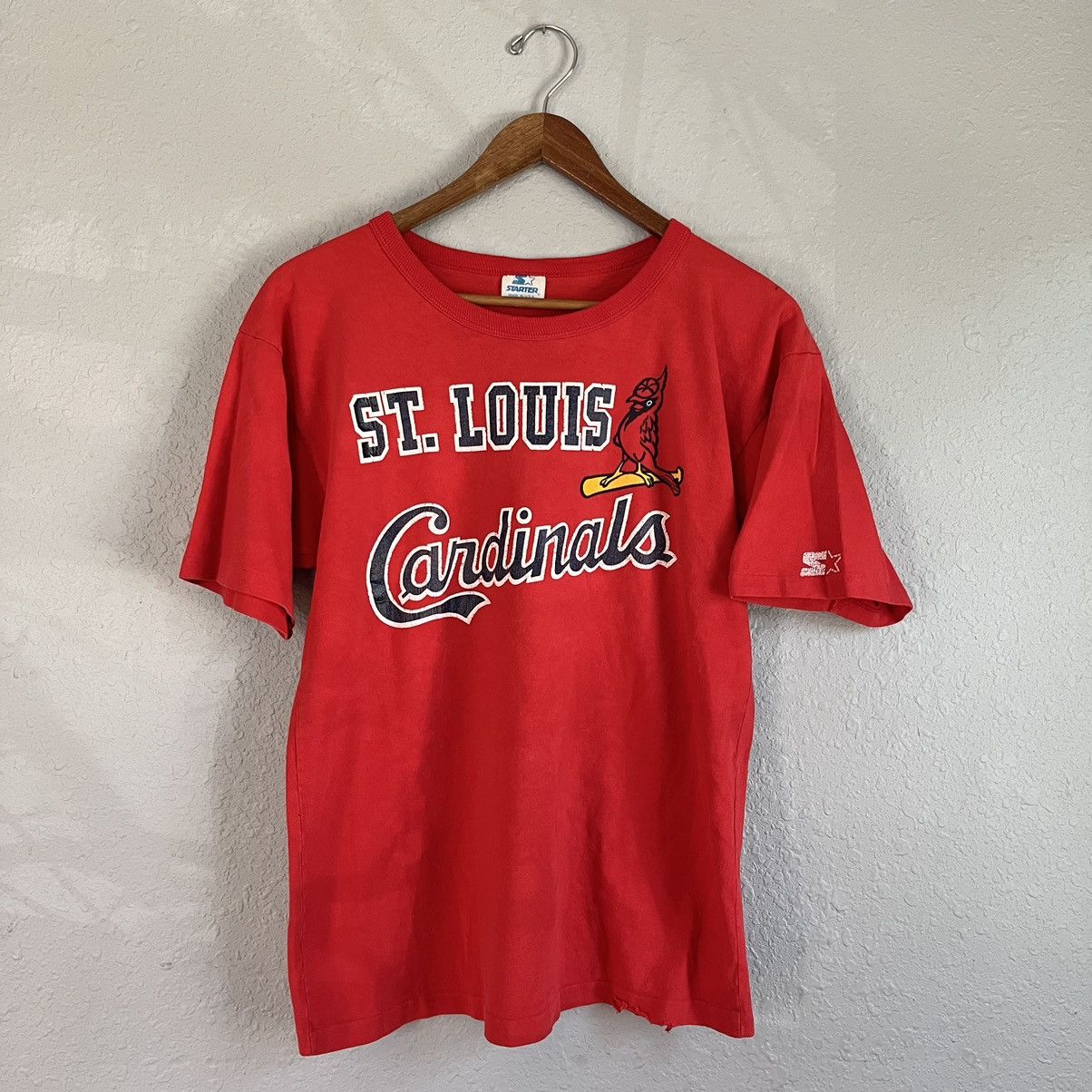 St Louis Cardinals Shirt Men XL Adult Red MLB Baseball Vintage 90s