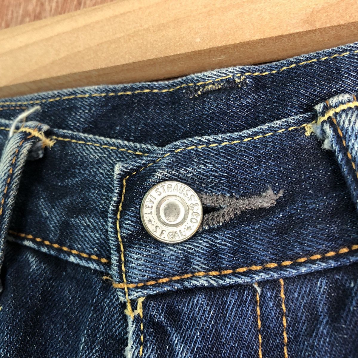 Levi's Levis Strauss Vintage Blue Denim Pants #c179 Size US 29 - 4 Thumbnail