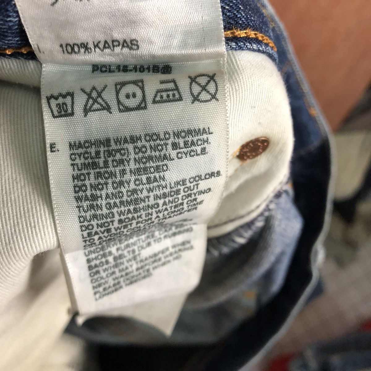 Levi's Levis Strauss Vintage Blue Denim Pants #c179 Size US 29 - 13 Thumbnail