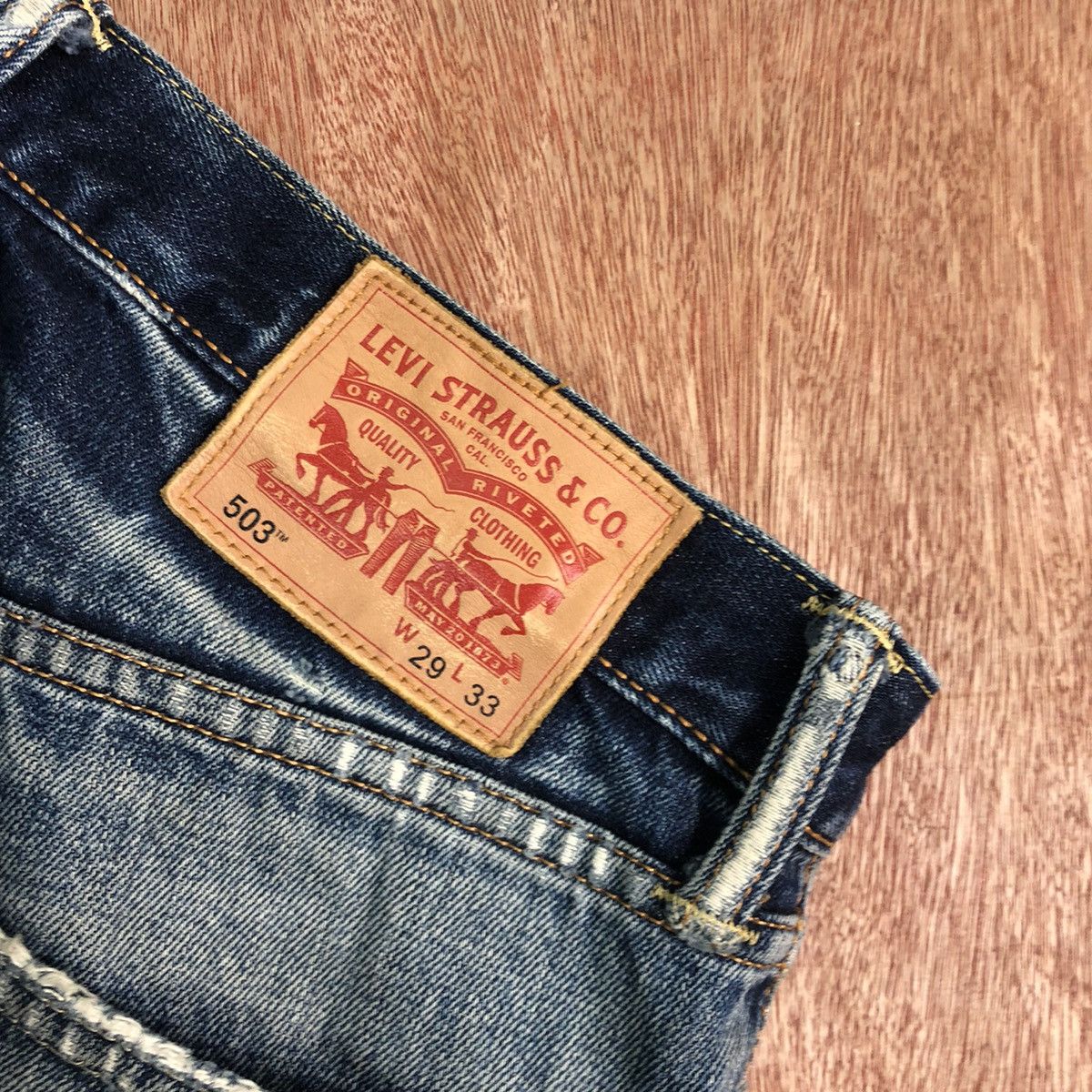 Levi's Levis Strauss Vintage Blue Denim Pants #c179 Size US 29 - 11 Thumbnail