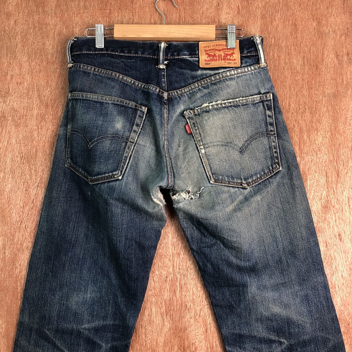 Levi's Levis Strauss Vintage Blue Denim Pants #c179 Size US 29 - 7 Thumbnail