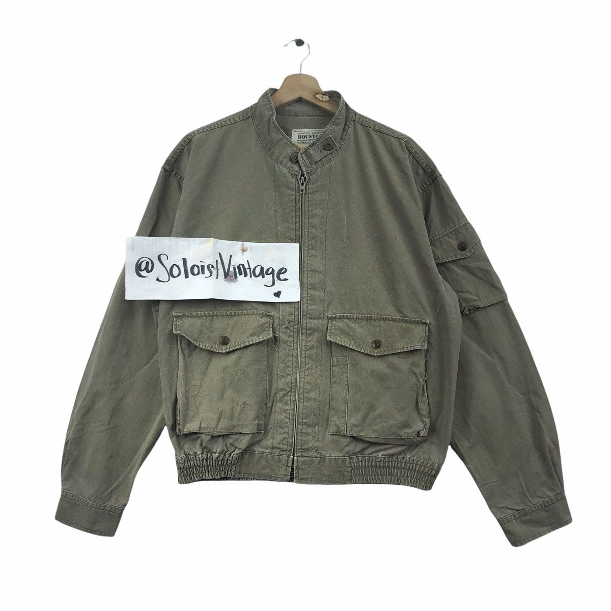 Vintage HOUSTON Army Navy Airforce Marine Japanese Brand Jacket Size US L / EU 52-54 / 3 - 1 Thumbnail