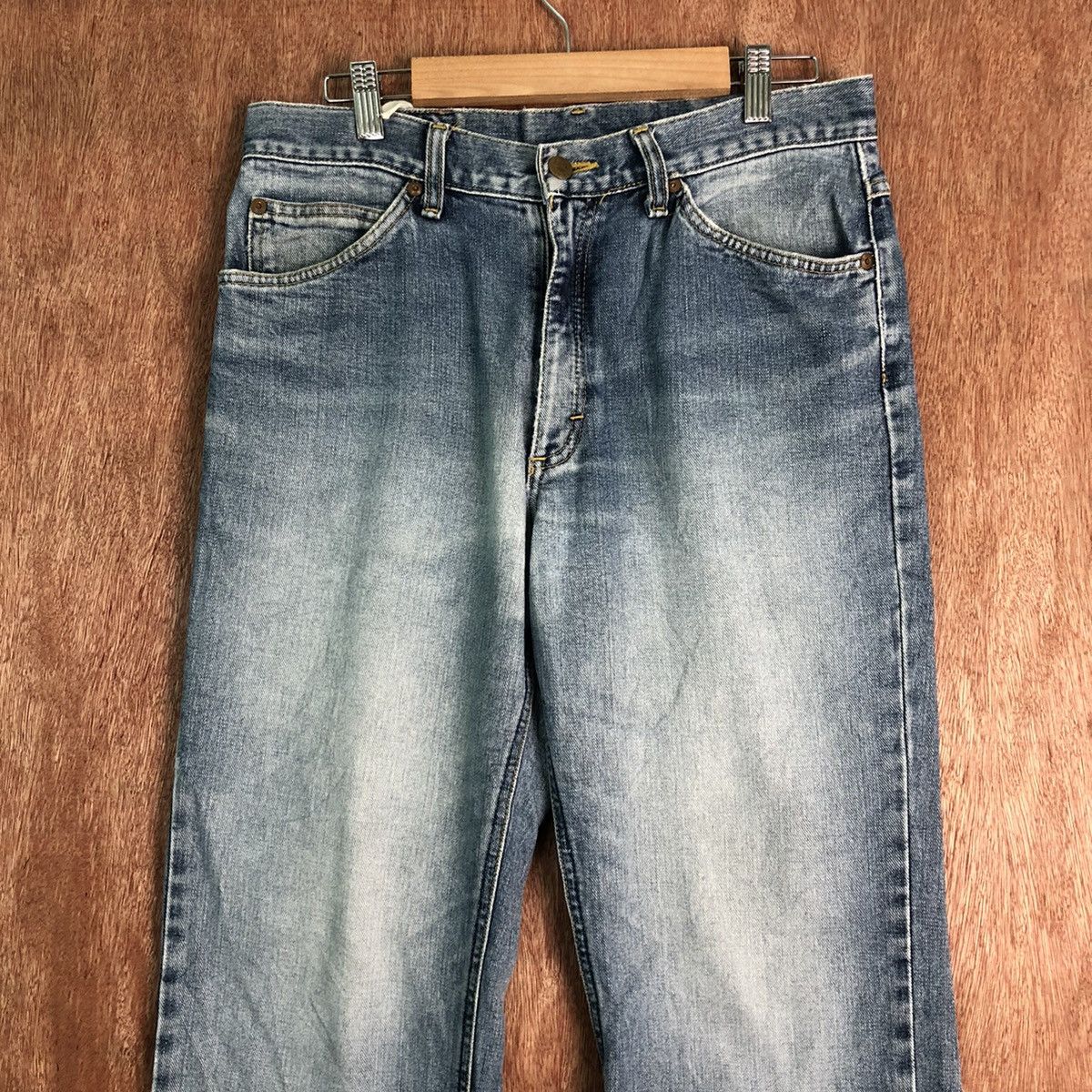 Japanese Brand DLL Lee Rider Blue Denim Jeans Pants #c182 Size US 30 / EU 46 - 2 Thumbnail