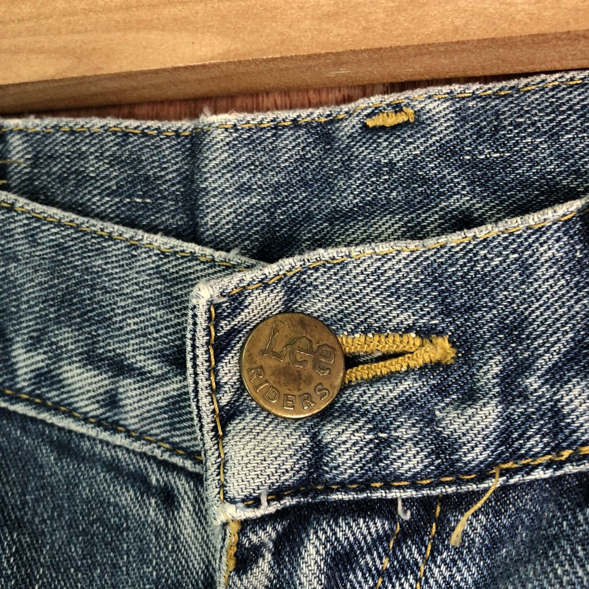 Japanese Brand DLL Lee Rider Blue Denim Jeans Pants #c182 Size US 30 / EU 46 - 4 Thumbnail