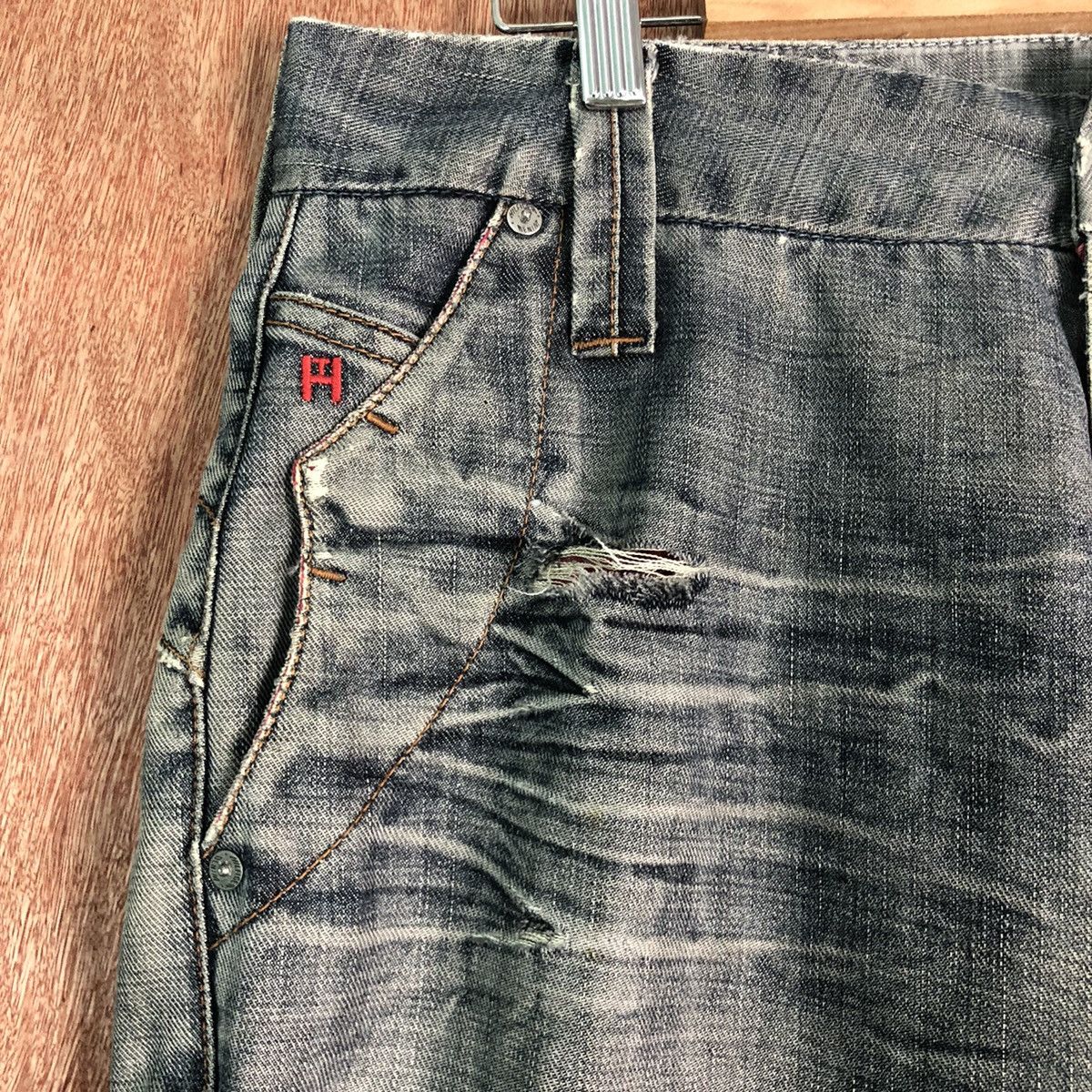 Tommy Hilfiger DLL Tommy Hilfiger Black Denim Jeans Pants #c161 Size US 34 / EU 50 - 5 Thumbnail