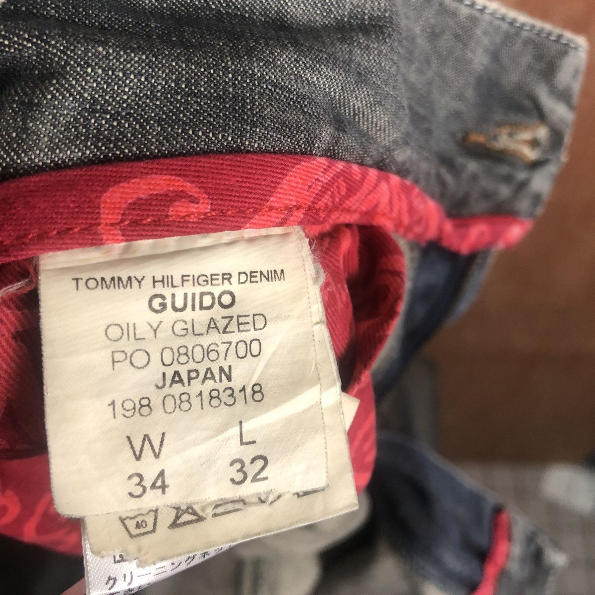 Tommy Hilfiger DLL Tommy Hilfiger Black Denim Jeans Pants #c161 Size US 34 / EU 50 - 17 Thumbnail