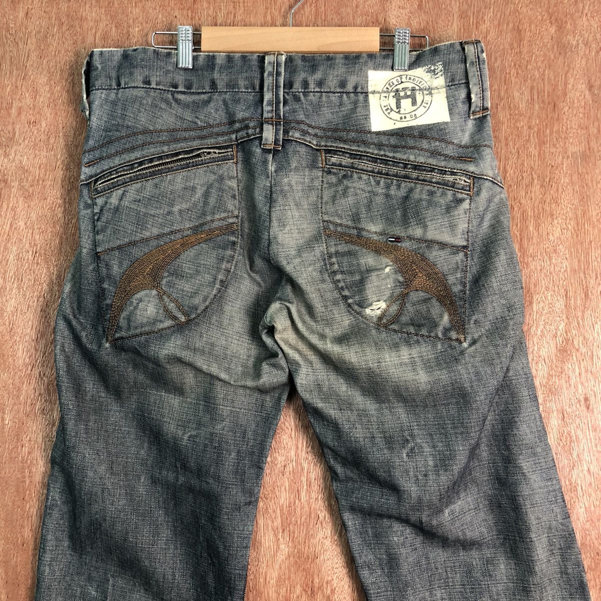 Tommy Hilfiger DLL Tommy Hilfiger Black Denim Jeans Pants #c161 Size US 34 / EU 50 - 9 Thumbnail