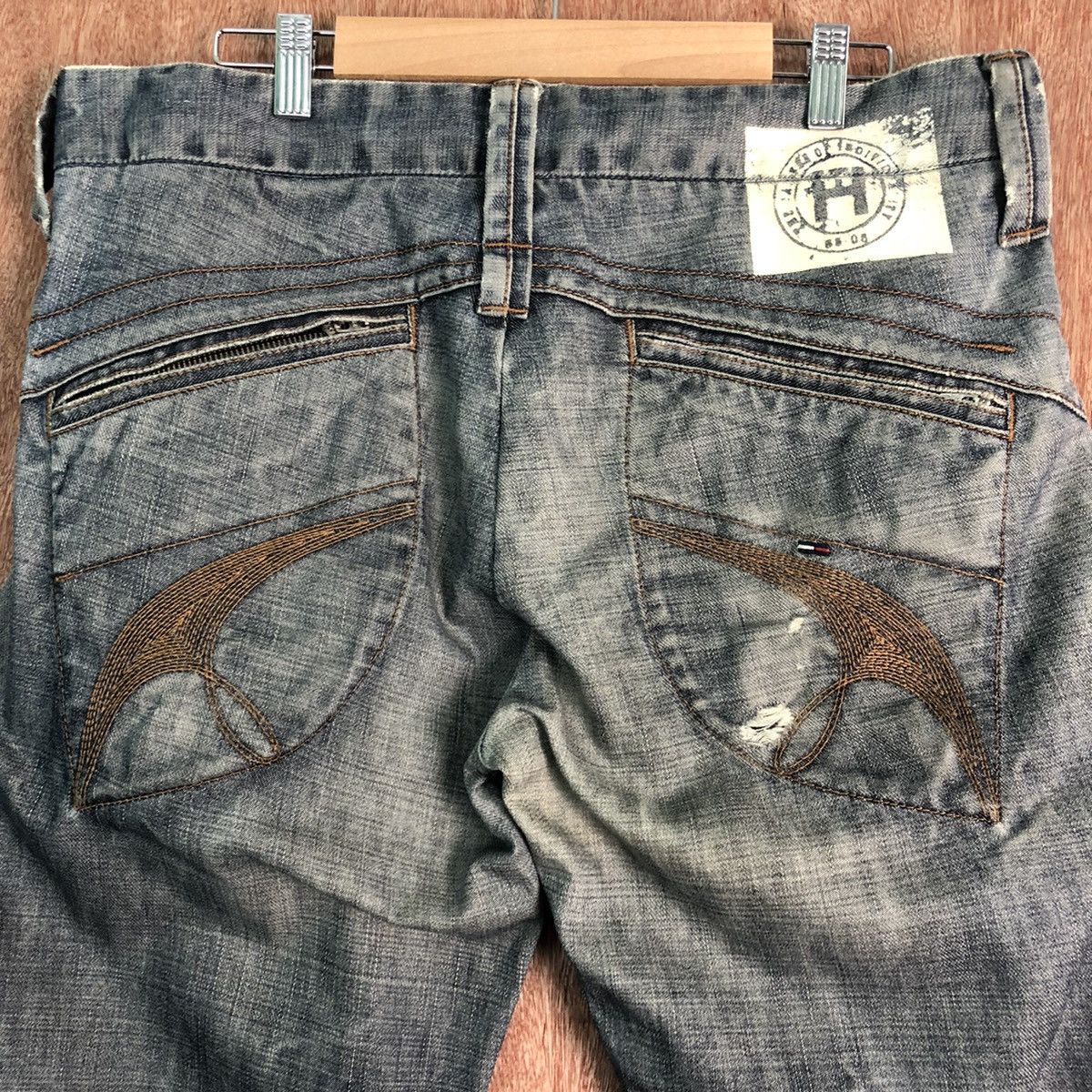 Tommy Hilfiger DLL Tommy Hilfiger Black Denim Jeans Pants #c161 Size US 34 / EU 50 - 11 Thumbnail