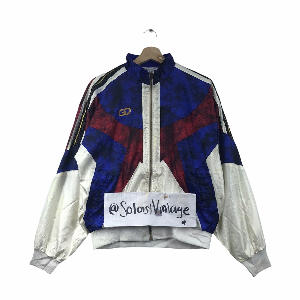 Asics GONA By ASICS SPORT Japan Tennis White Windbreaker Jacket Size US XL / EU 56 / 4 - 1 Thumbnail