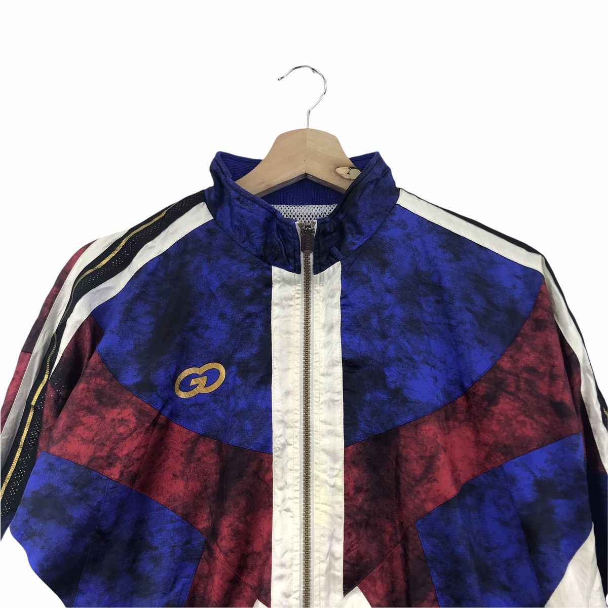 Asics GONA By ASICS SPORT Japan Tennis White Windbreaker Jacket Size US XL / EU 56 / 4 - 2 Thumbnail