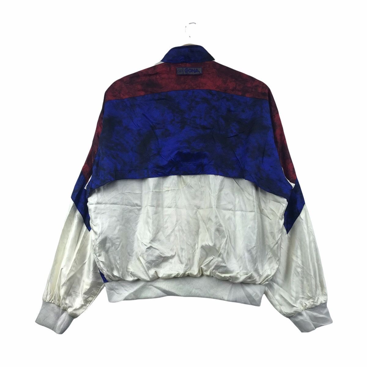 Asics GONA By ASICS SPORT Japan Tennis White Windbreaker Jacket Size US XL / EU 56 / 4 - 7 Thumbnail